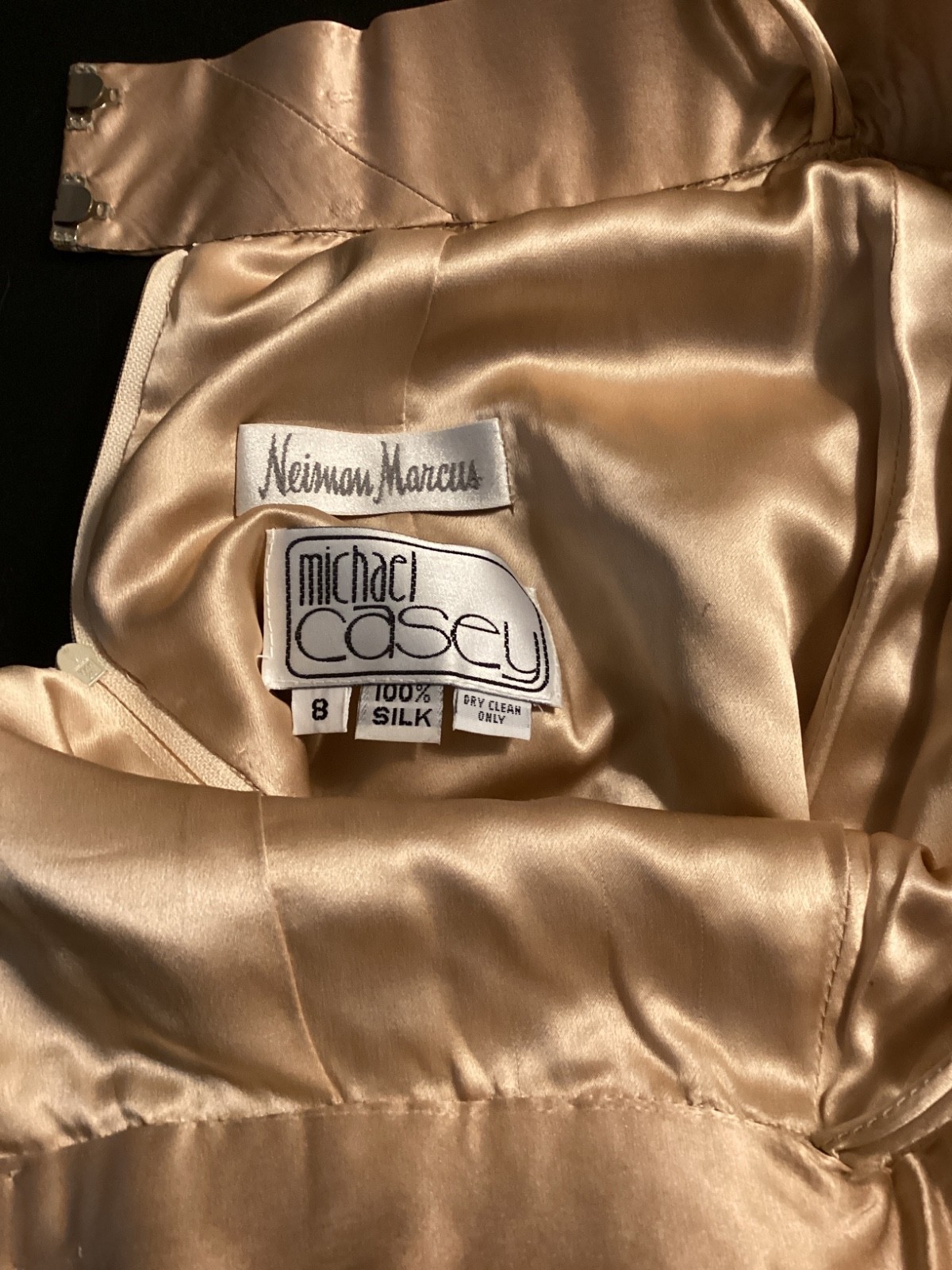 VTG gorgeous MICHAEL CASEY COUTURE NEIMAN MARCUS 4 piece set $5000 size 8 silk