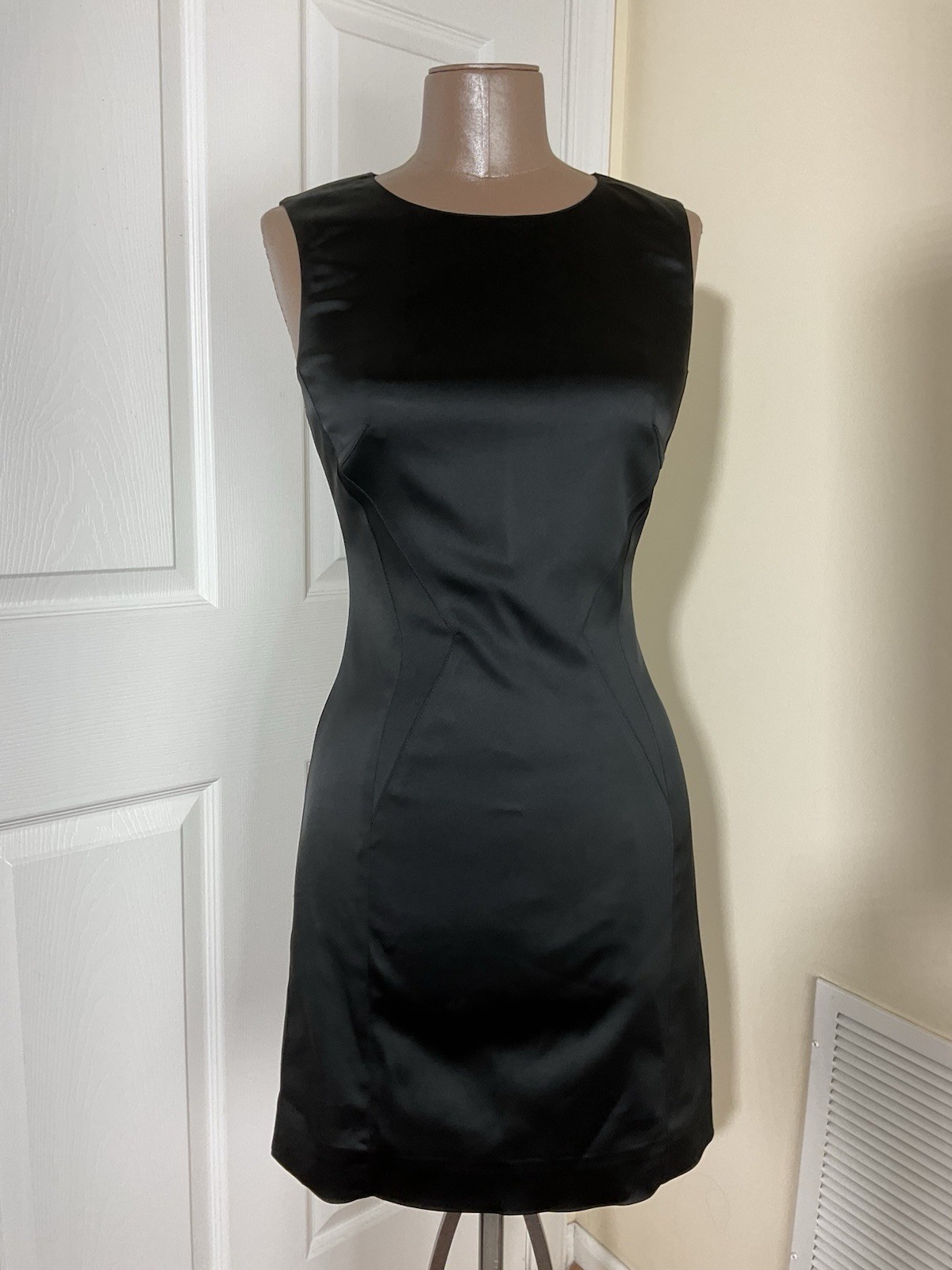 Dolce And Gabbana IT42 Black Fitted Dress NWOT