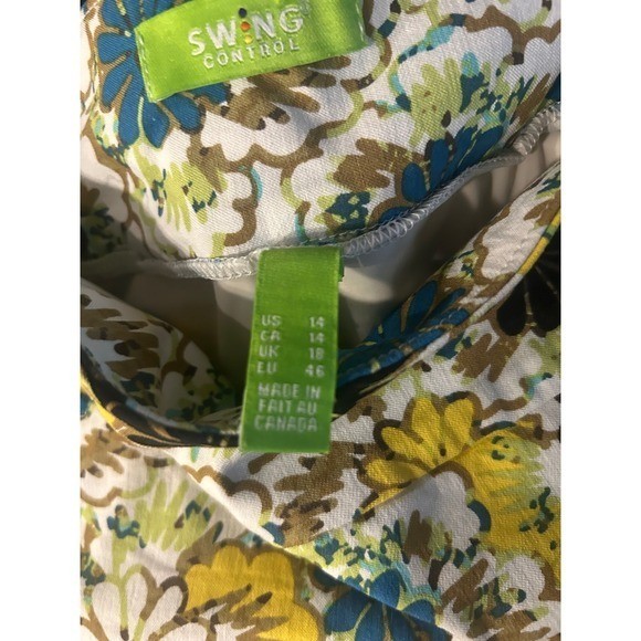 Swing control skort size 14 retro, BoHo, Y2K inspired, stretchy. Plus, size.