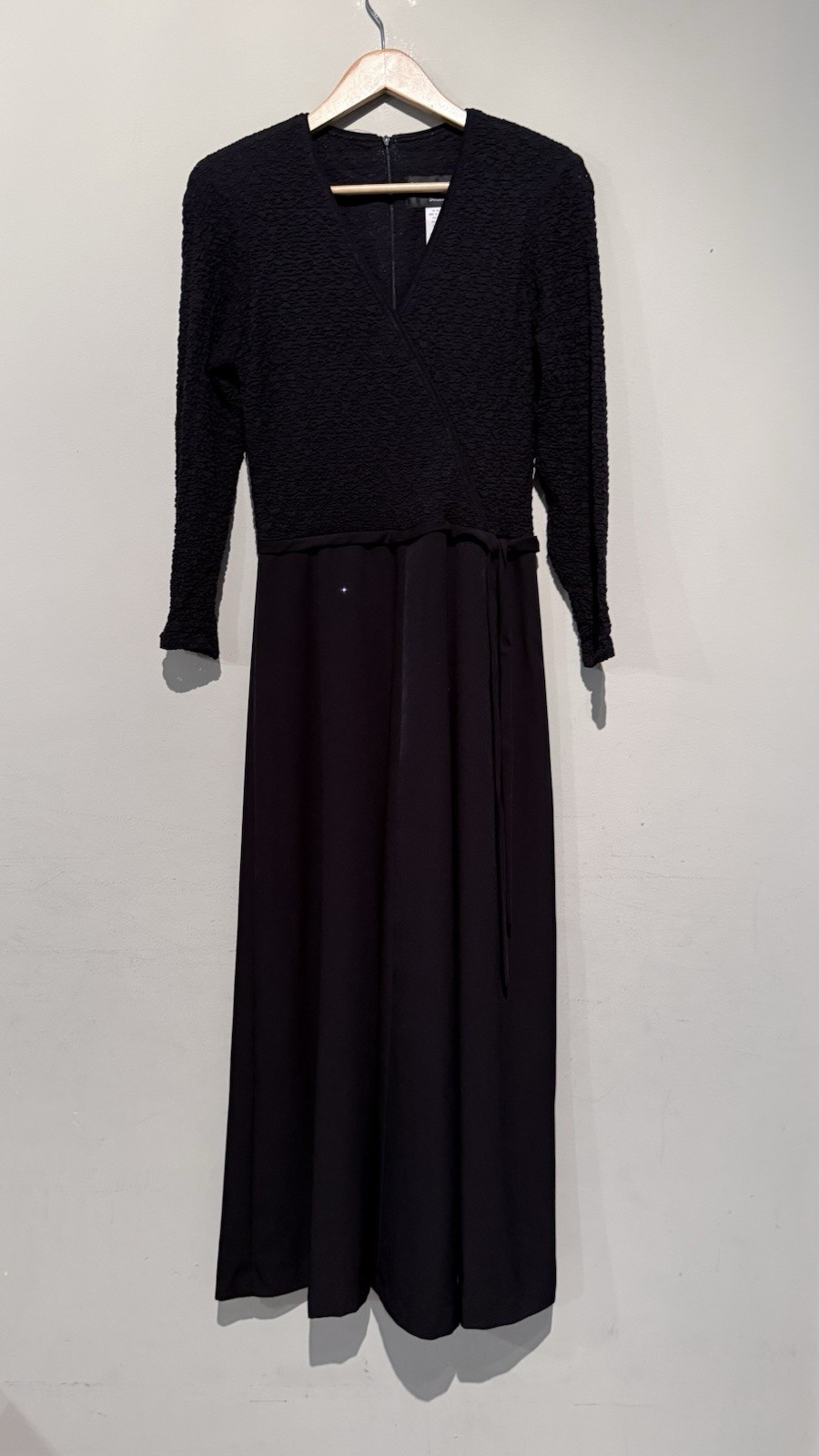 Vintage Sharon Young A-Line Women Dress Sz 8 Black Party Cocktail Elegant