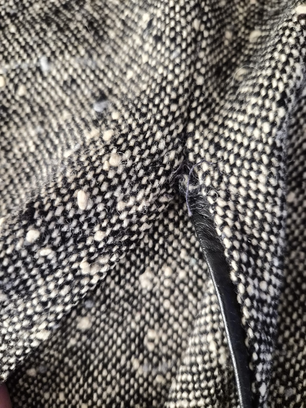 Vintage Pendelton Cape Shawl Poncho Wool Tweed Button Dowb Made In USA O/S