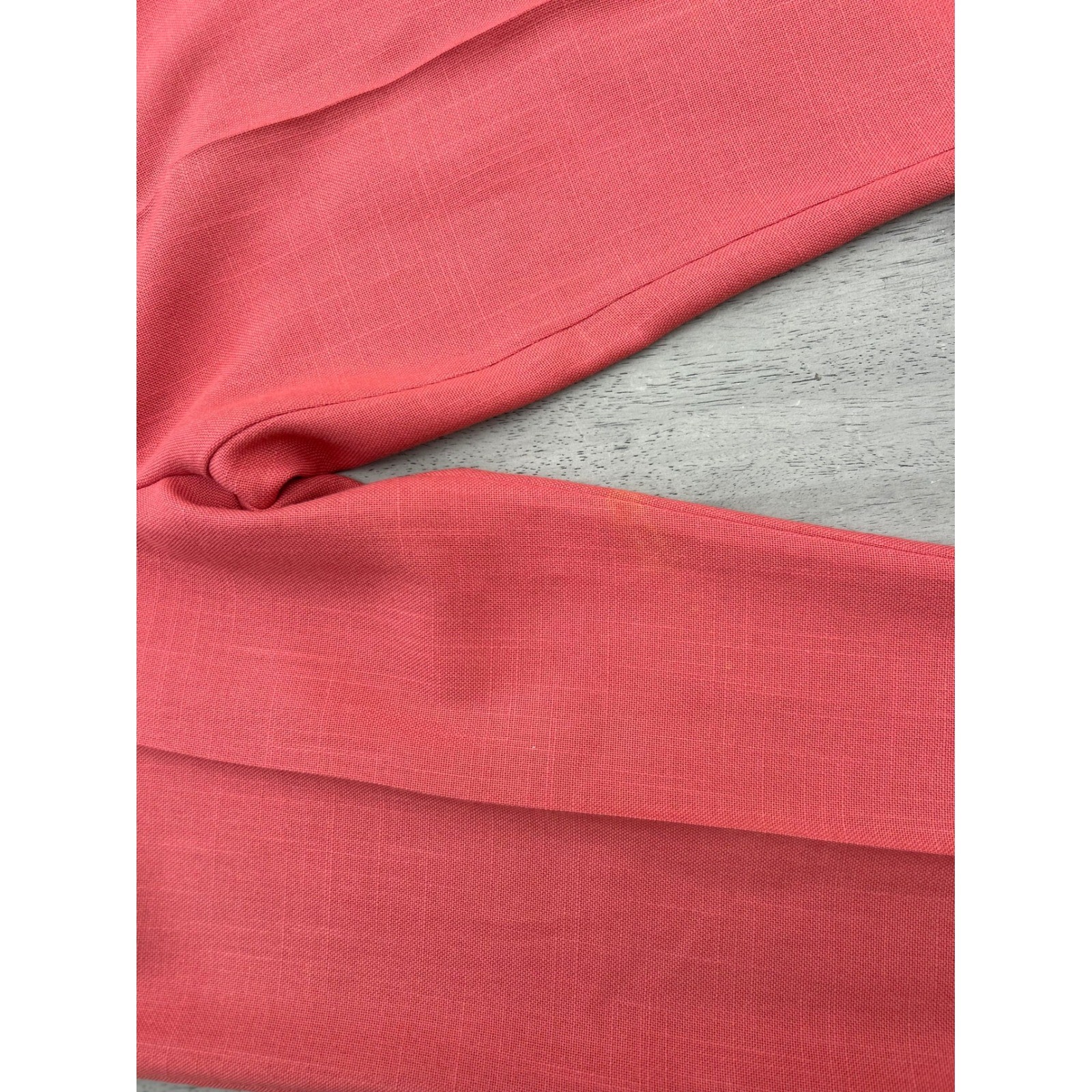 Vintage Collection Internationale Coral Pink Pleated High Waist Trousers Size 6