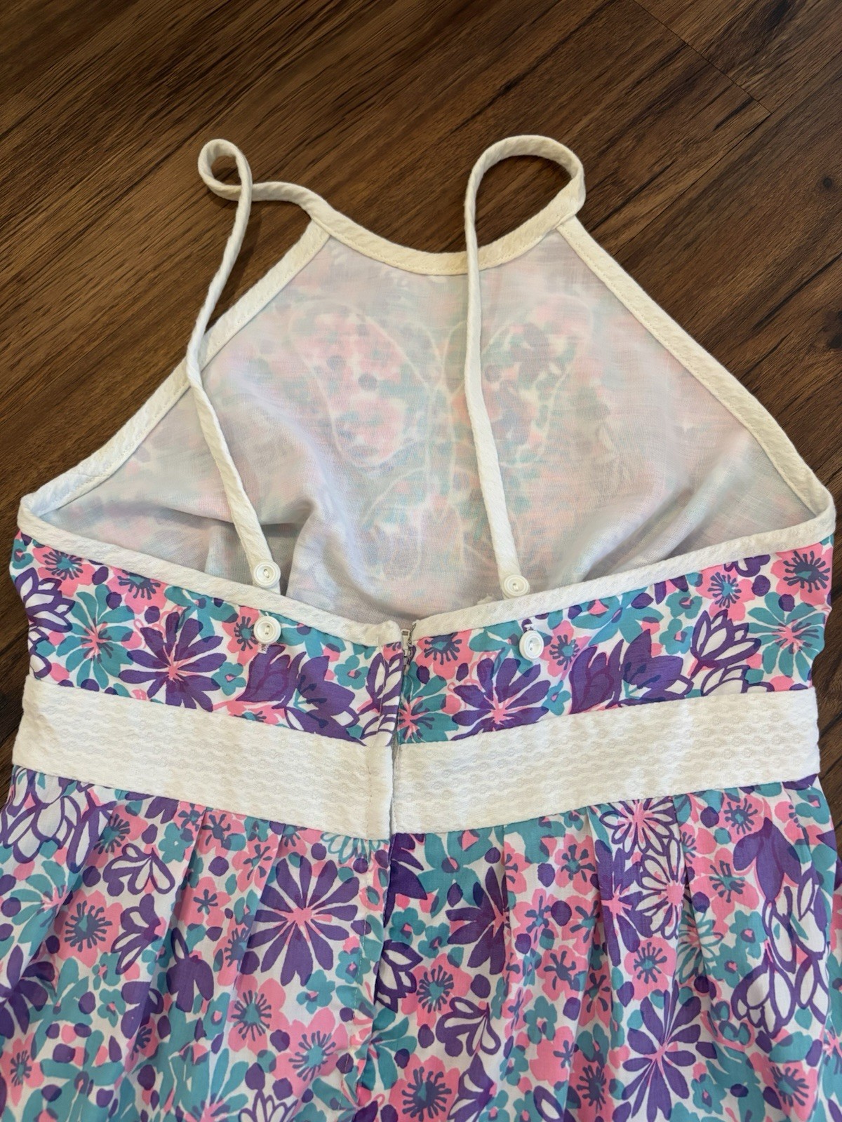 VTG 60s The Lilly Lilly Pulitzer Butterfly 10 Cape 2 Piece Set Floral Maxi Dress