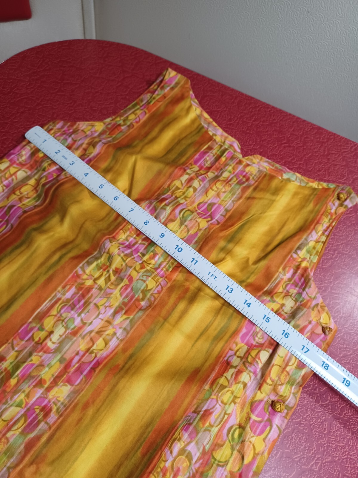 True VTG 1960s Mid-century Authentic Hawaiian Dress Mod Tiki Hawaii Loungewear M