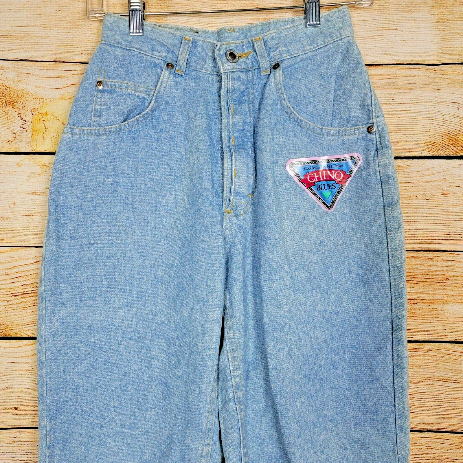Vintage NWT Lee Riders Chino Blues Jeans Size 8 Super Stone Double Fly Eased Fit