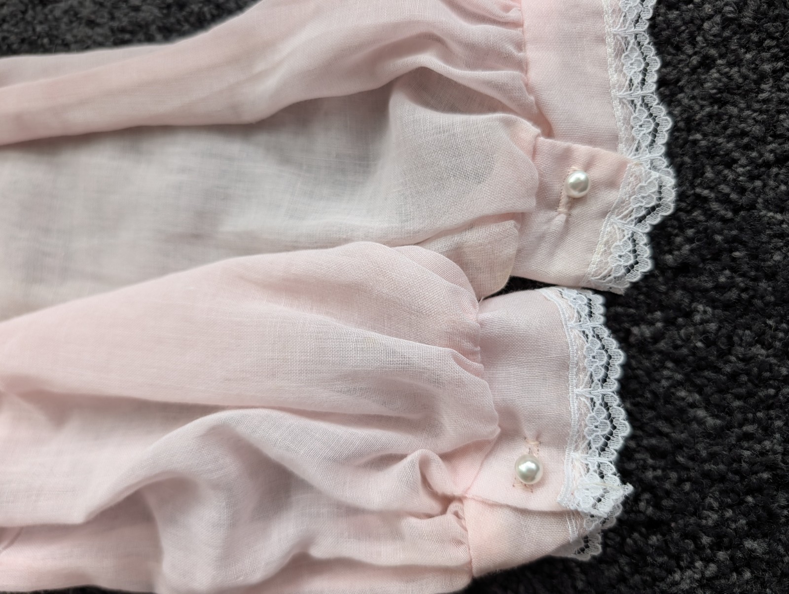 Gunne Sax by Jessica 1970s Maxi Dress Wedding Prairie Blush Pink RARE XS