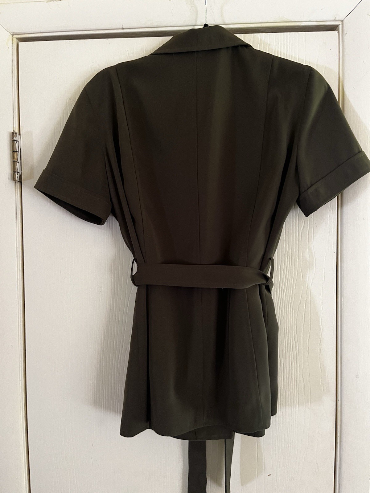 VTG 90s Ungaro Libertè Olive Safari Utility Equestrian Quiet Luxury Jacket 10/M