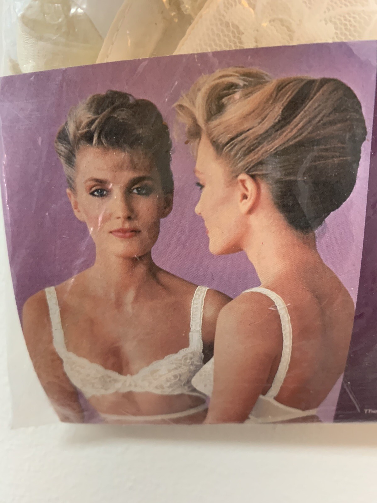 Vintage Young Smoothie Lace Backless Bra Adjustable Size 34B Made in USA NEW NOS
