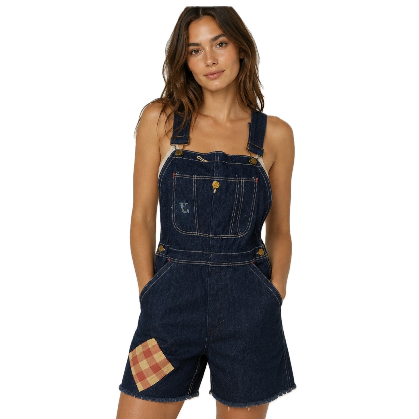 Vintage 1940s 1950s Blue Bell Selvedge Denim Short Overalls XXS As Is Rare ^