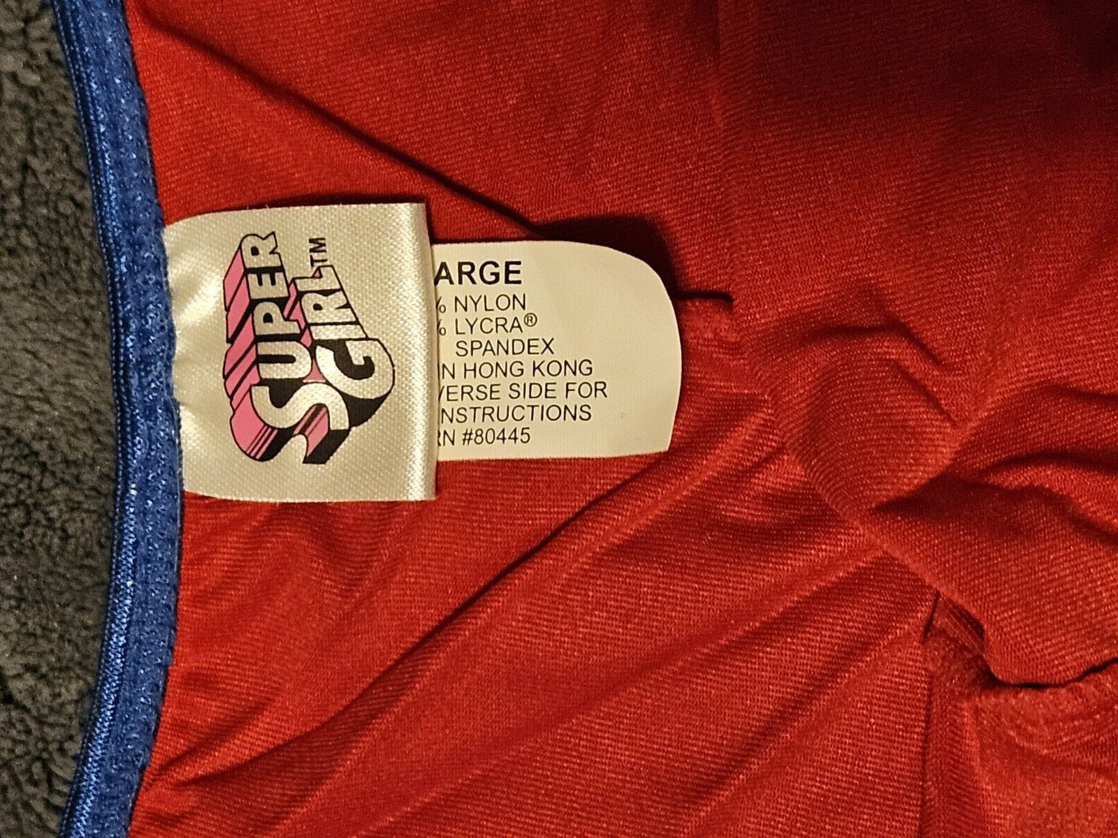 SuperGirl Intimates Women’s Boyleg Nylon Spandex Panties Sz: LARGE Color: RED