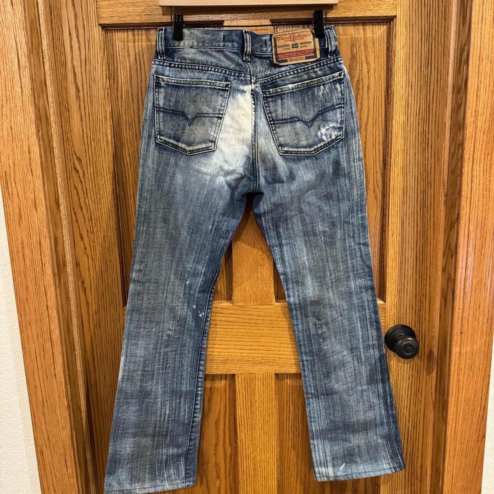 Diesel “Fanker” Made in Italy low rise jeans. Y2K 2001. Size 30
