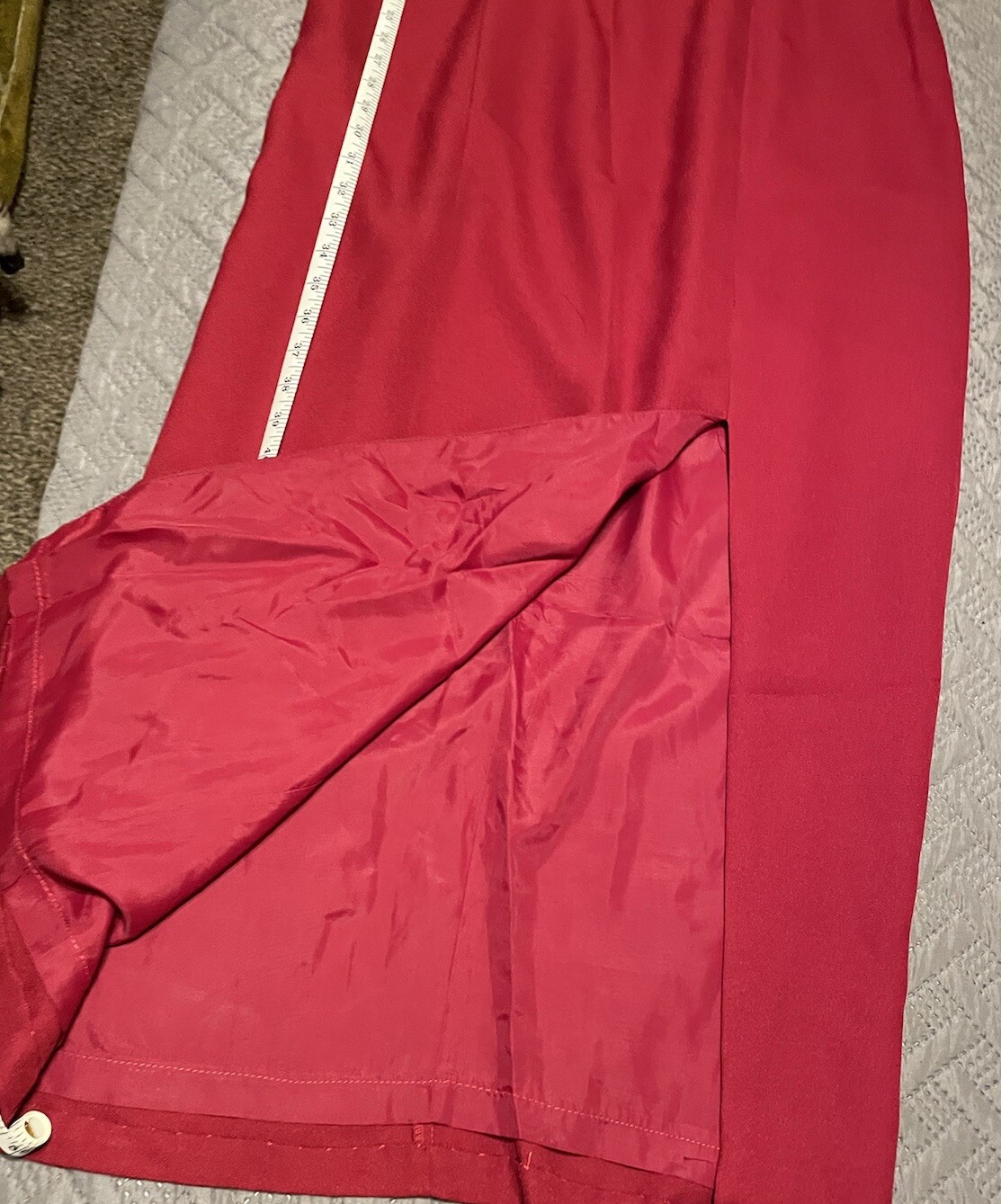 Vintage Union Made USA Formal Dress & Bolero Jessica Rabbit Outfit Side Split