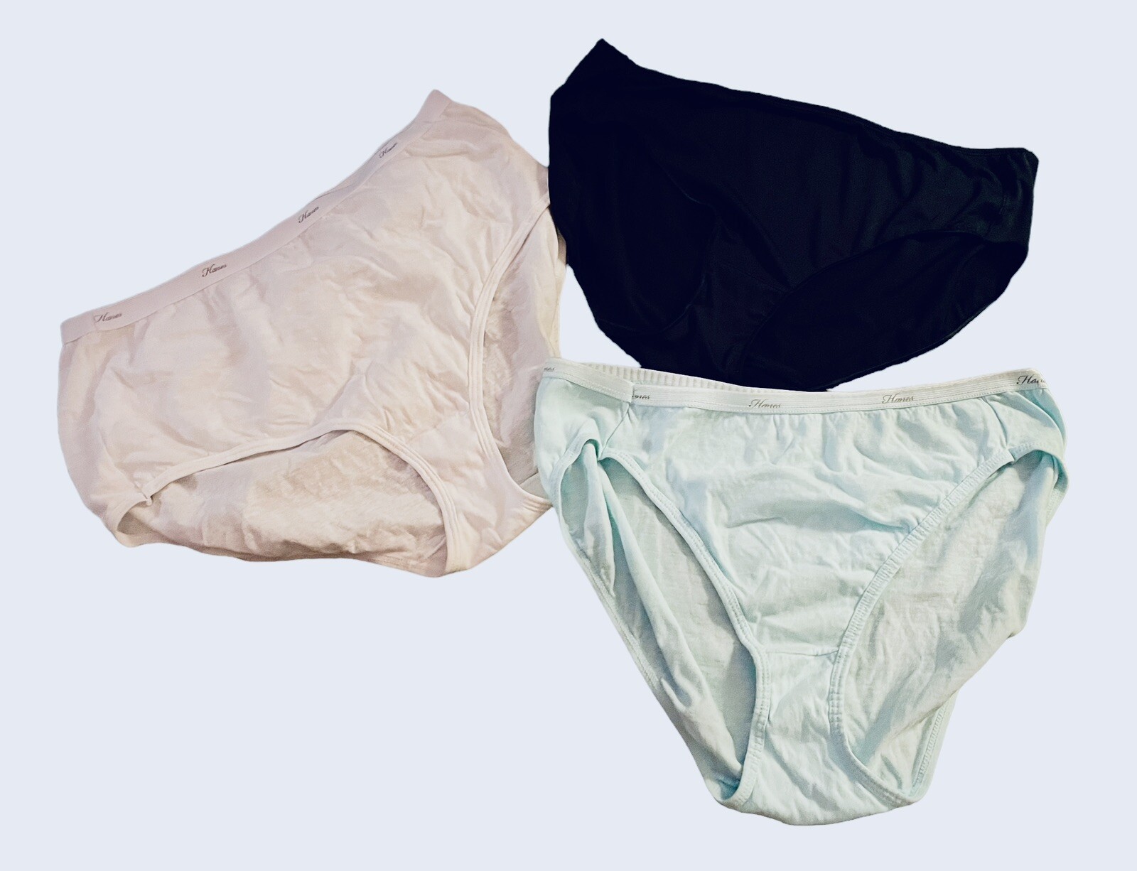 NEW Vintage Hanes Her Way Vintage Briefs Panties Underwear Size 9 XL plus LOT