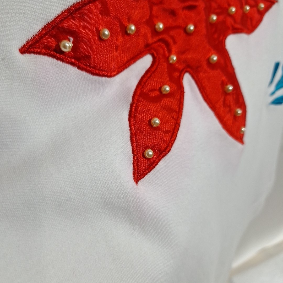 Vtg Hasting & Smith Stitched Fish Shirt 1xl