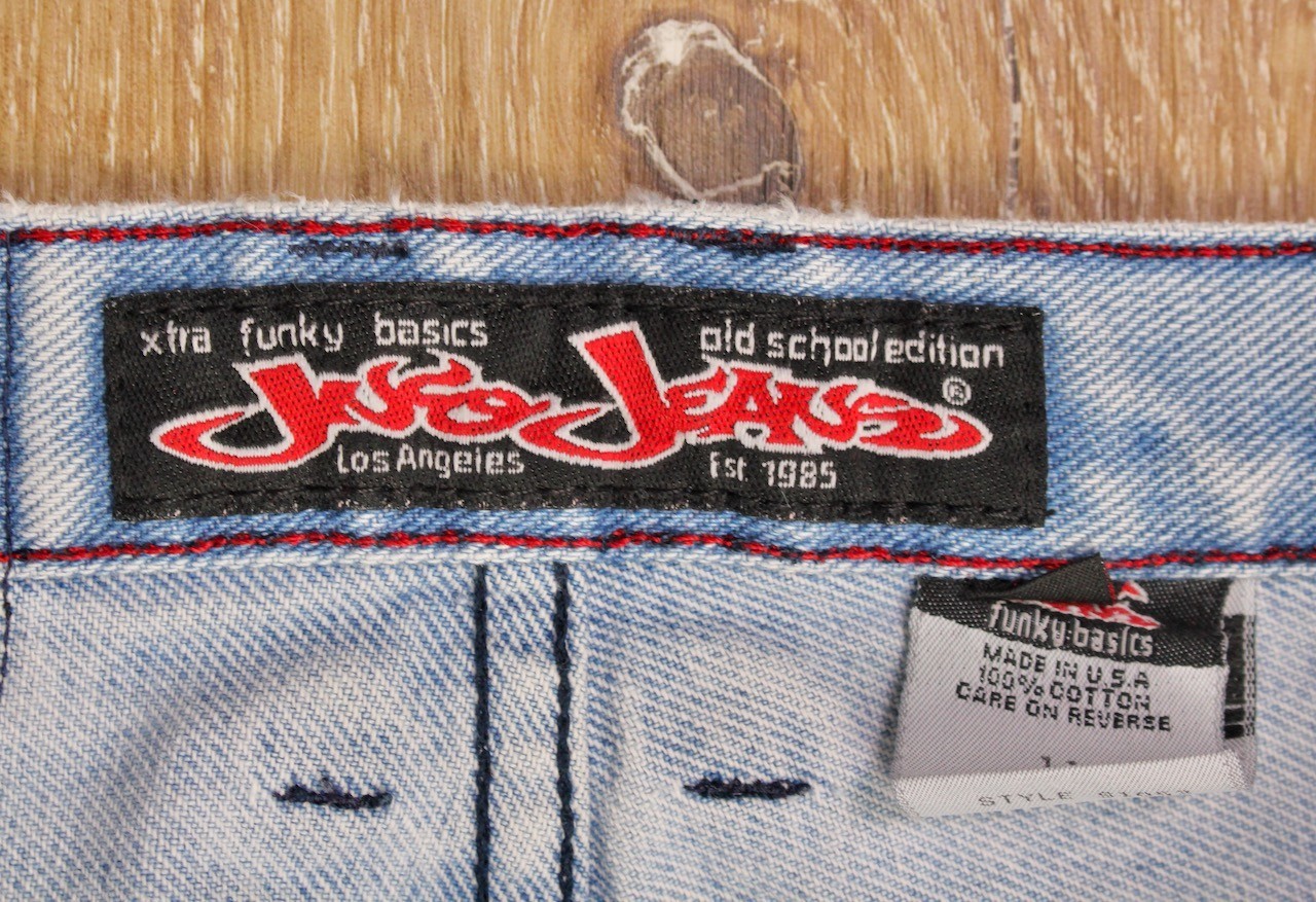 Women’s VTG 1990s JNCO Funky 23 Basics Wide Leg Jeans Sz 11 31×32 90s Light Wash