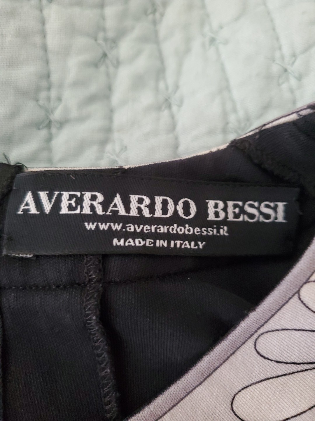 VINTAGE AVERARDO BESSI BLACK SILK TOP BLOUSE SZ 8 ITALY SILK LONG SLEEVE EUC
