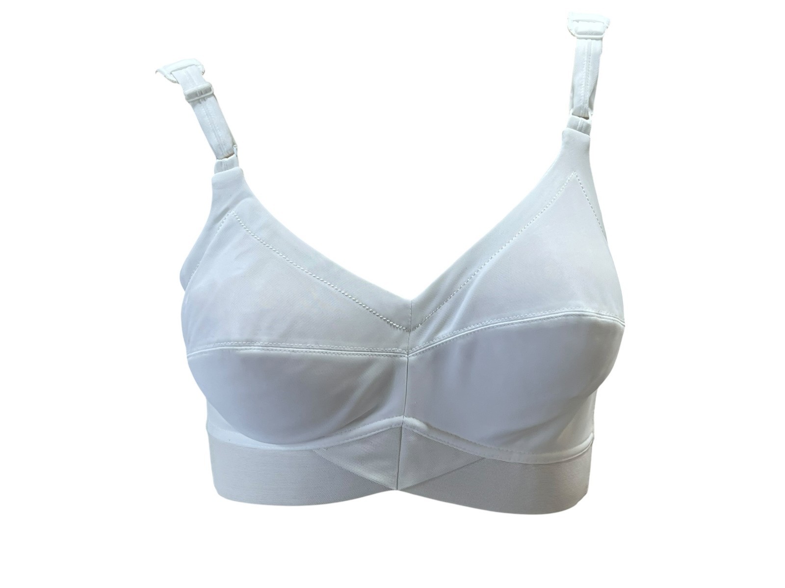 36 C VTG 70s NOS Exquisite Form BRA FUL-LY Doubleknit P1976 For Full Figured