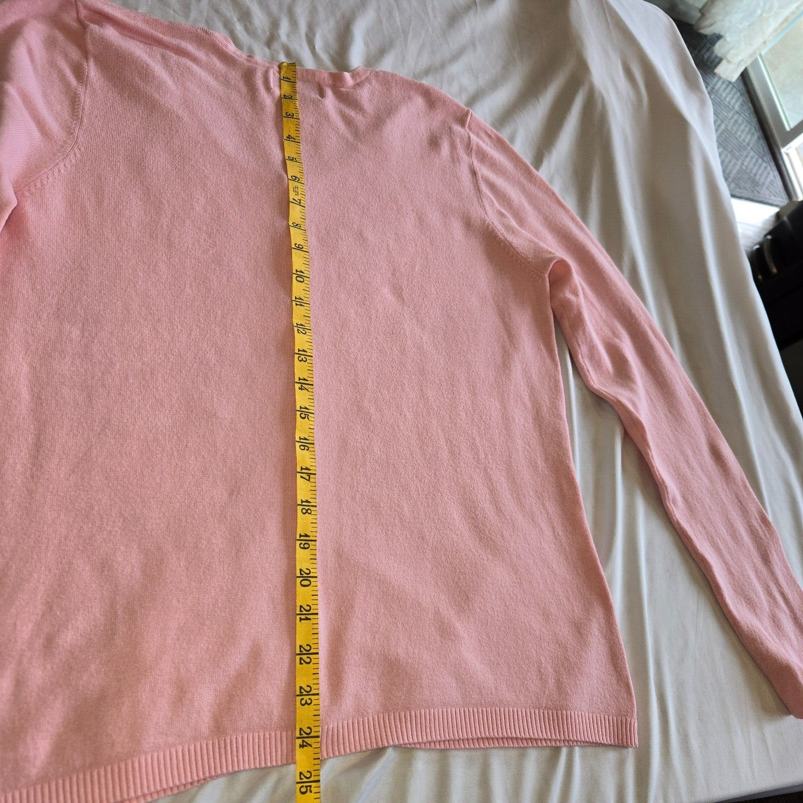 Vtg Chadwick’s Hong Kong Beaded Embellished Pink Cardigan Sweater Sz Large READ