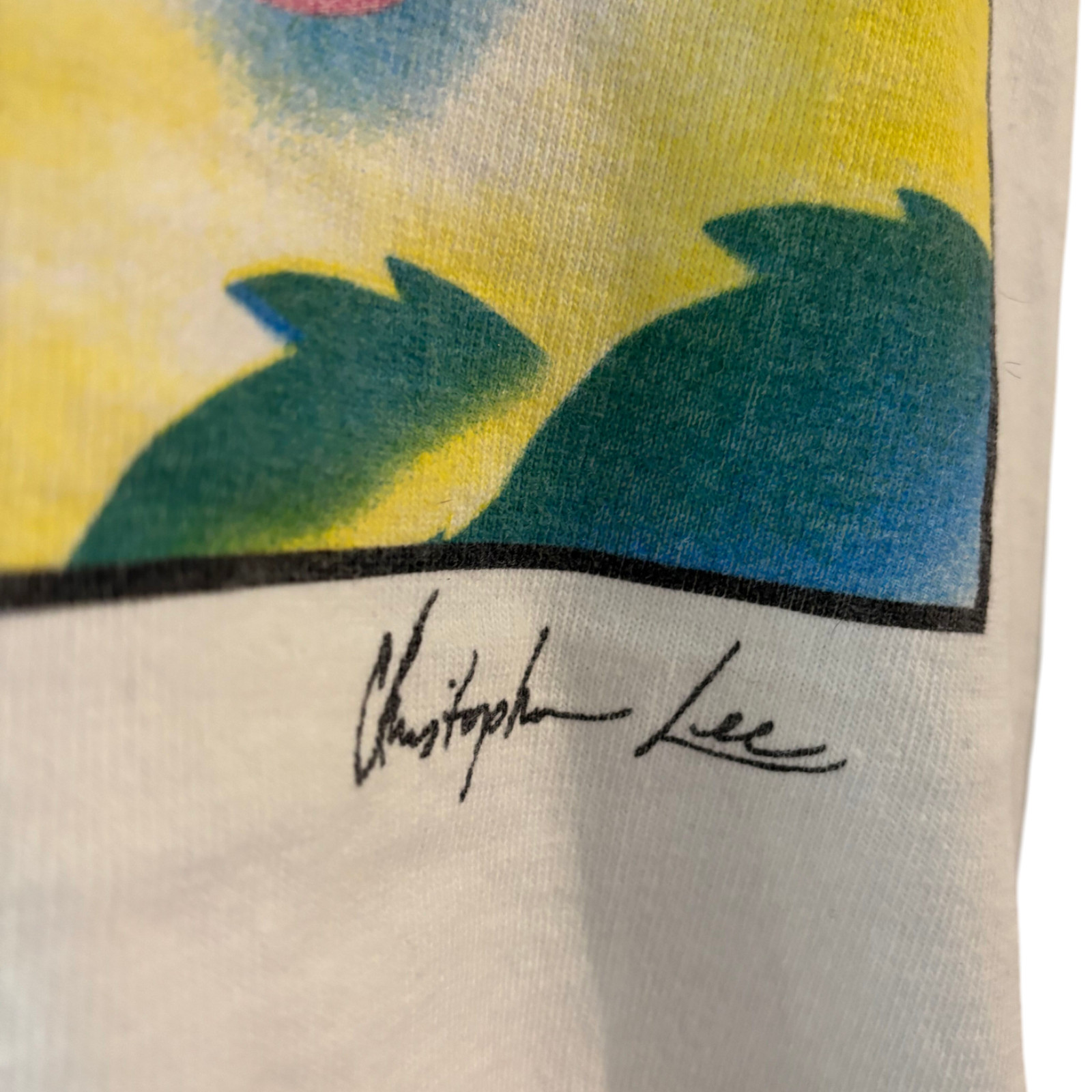 Joie De Vie day n night intimates vintage women’s Christopher Lee art sleepshirt