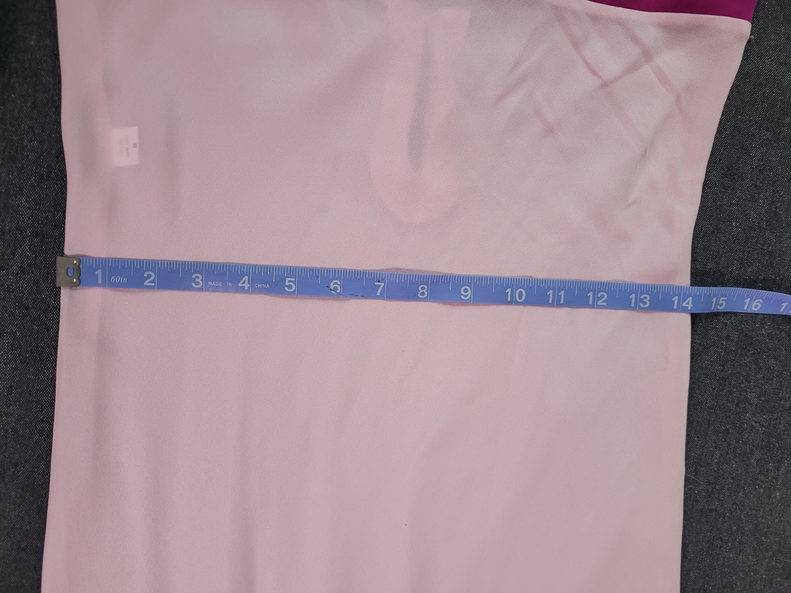 Vintage 90s Y2K Deadstock 2 Tone Pink Fuchsia Silk Nightgown Slip Dress Midi M