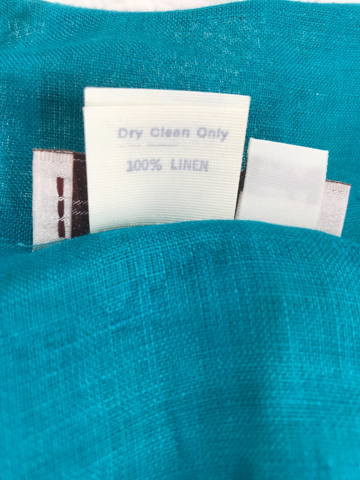Vintage Digna Yero Linen and Lace Midi Skirt Set Size 10 Lined Teal