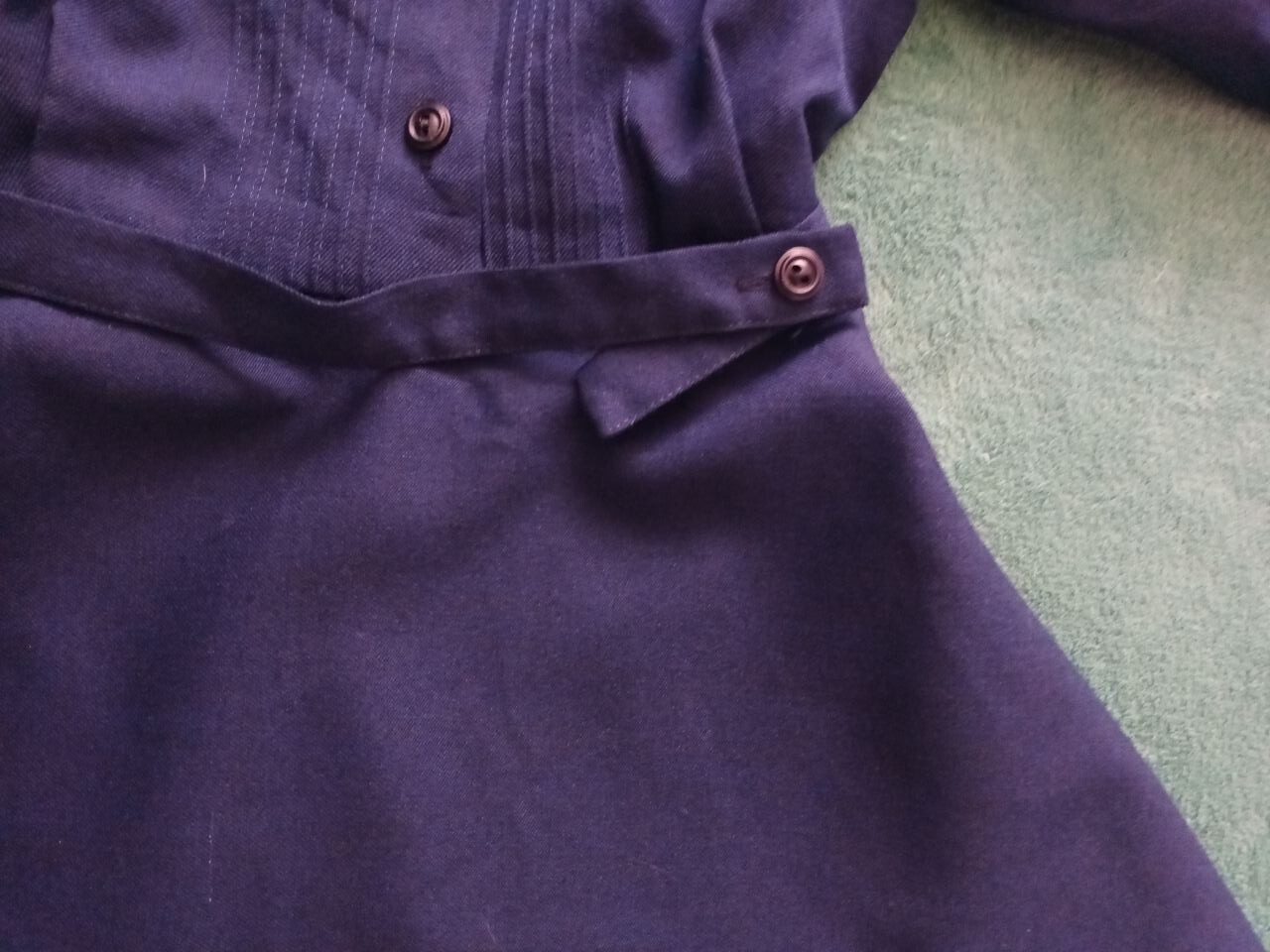 Vintage USSR School Uniform for Schoolgirls 90-s, soviet school dress