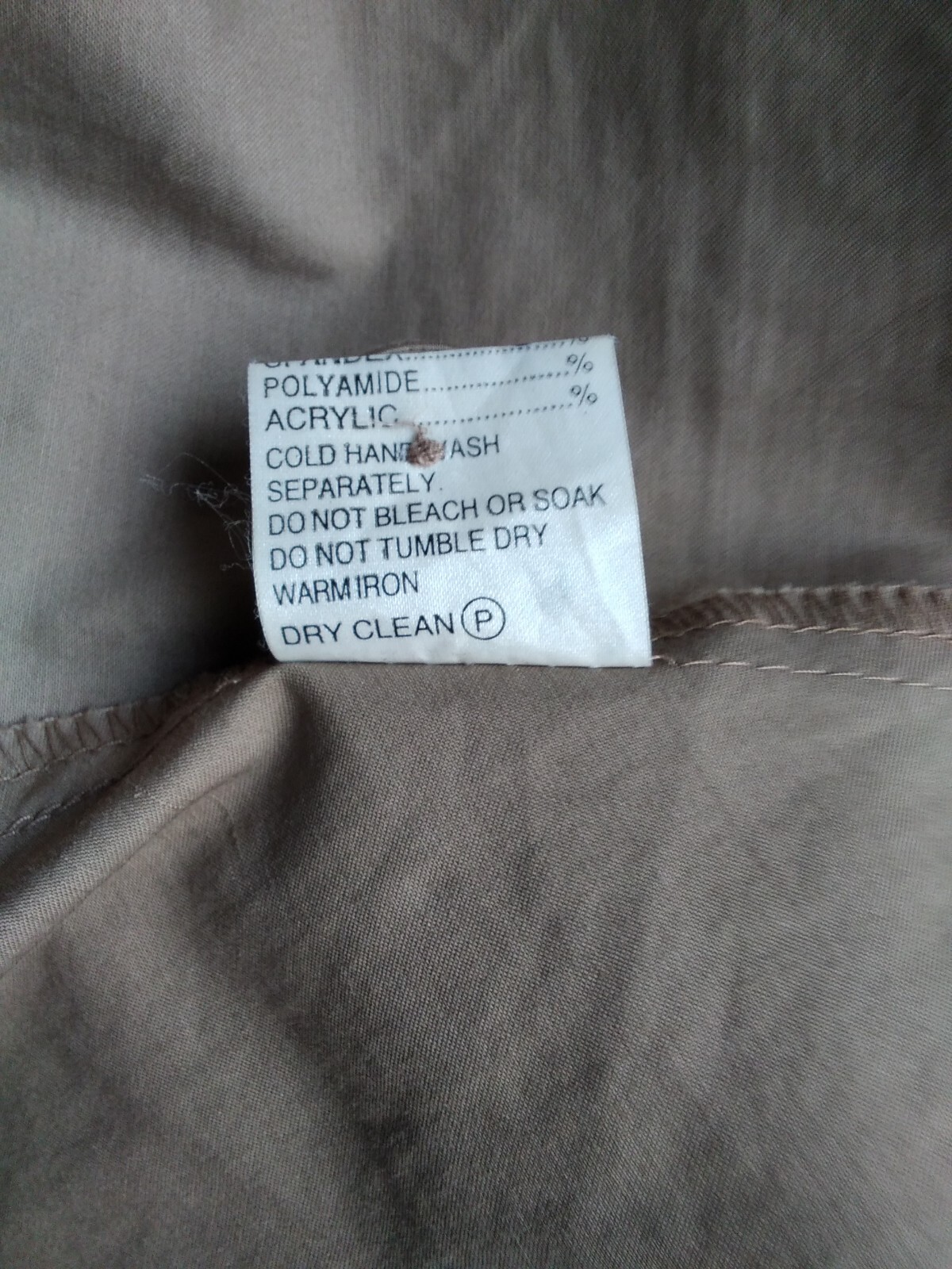 Gay Naffine Fab Taupe Polished Cotton Evening Coat/ Duster/ Autumn.,Size 14