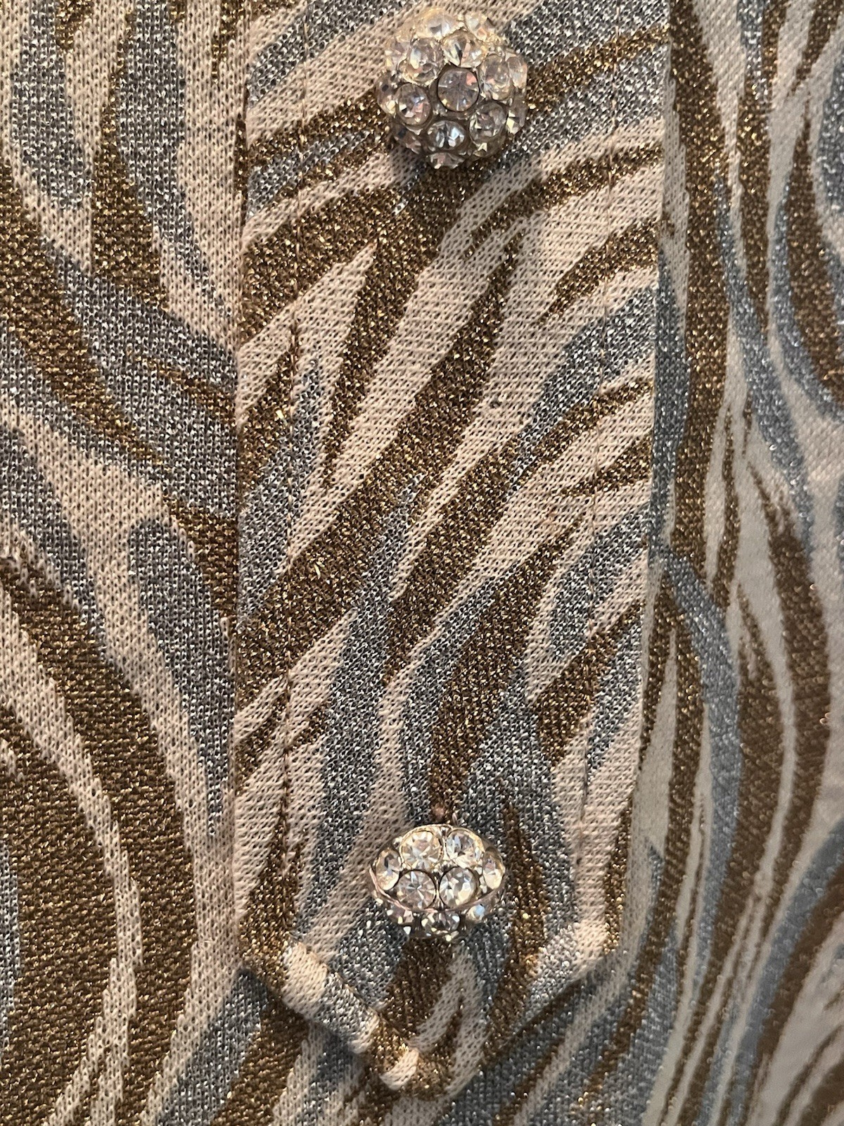 Vintage Kimberly Mid-century 1960’s Metallic Yarn Wool Dress