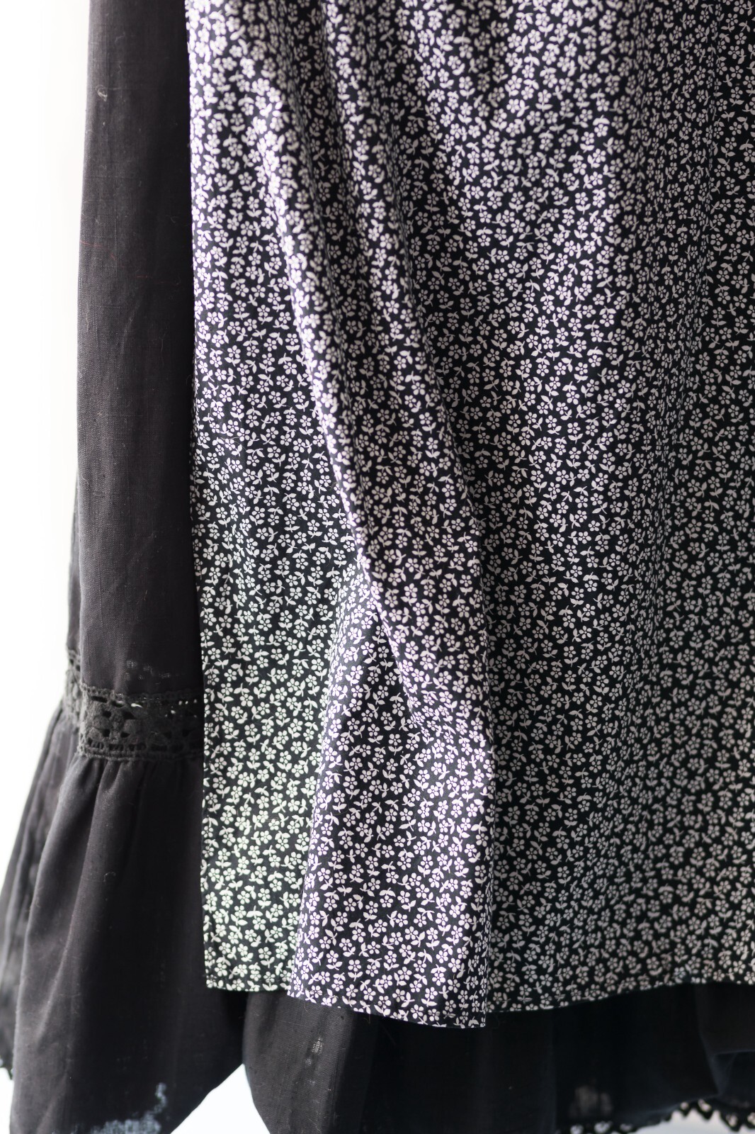 VINTAGE SKIRT LUCIE LINDEN S SIZE COTTON