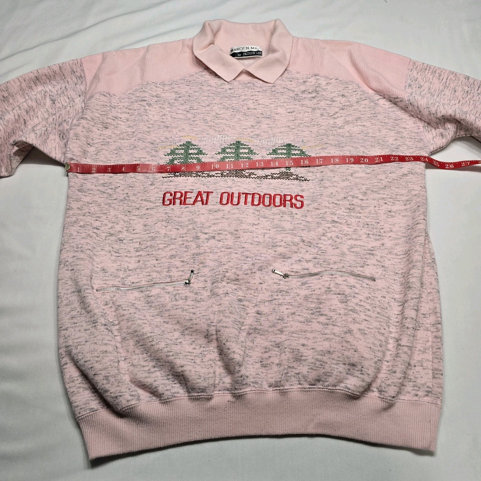 Vintage 80’s Marcy’n Me Great Outdoors Embroidered Cross stitch Sweatshirt