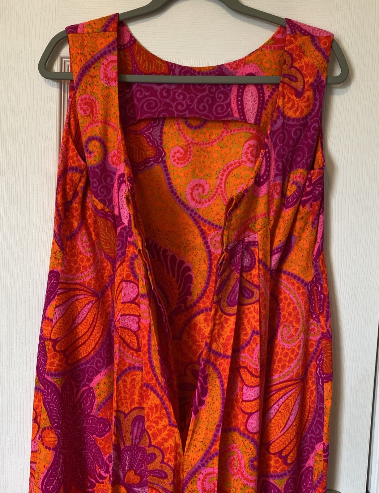 Vintage JC Penneys Hawaii Vibrant Floral Maxi Dress Women’s