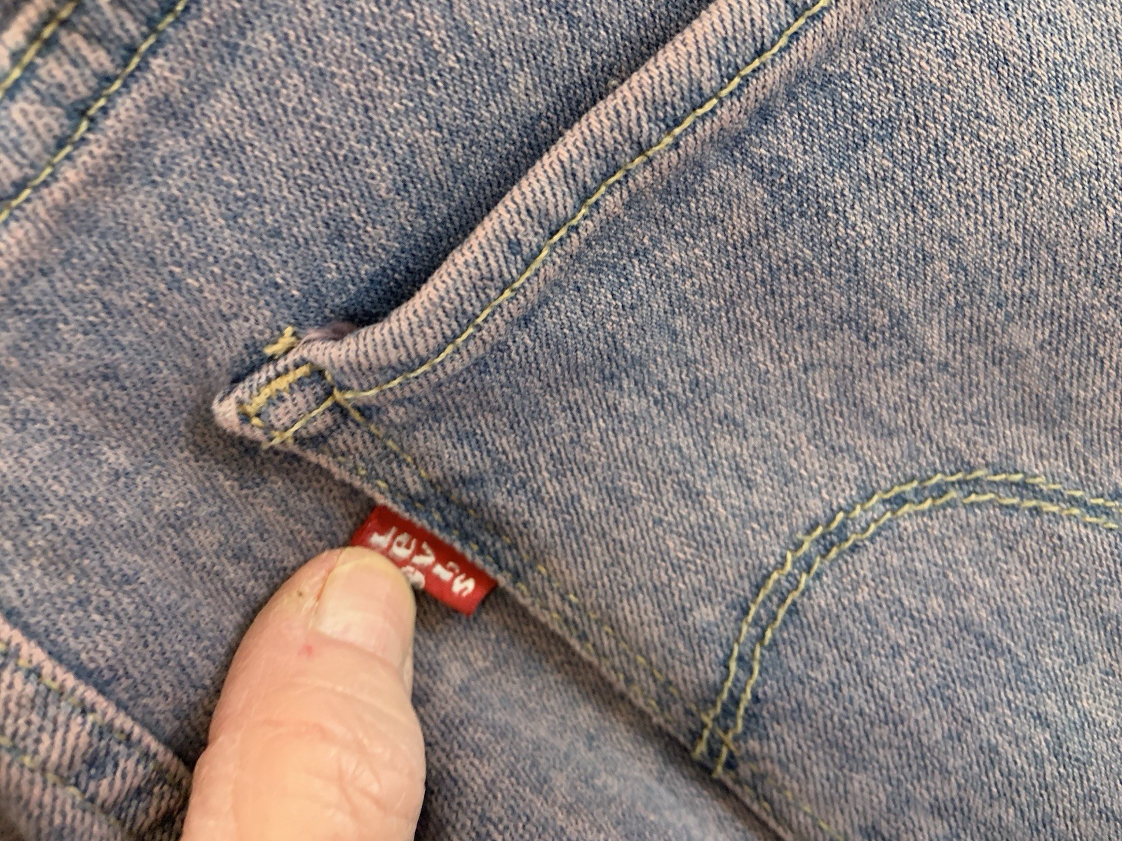 LEVIS 721 Skinny High Rise 31/30 Acid Washed Purple Hue NWT Rare!