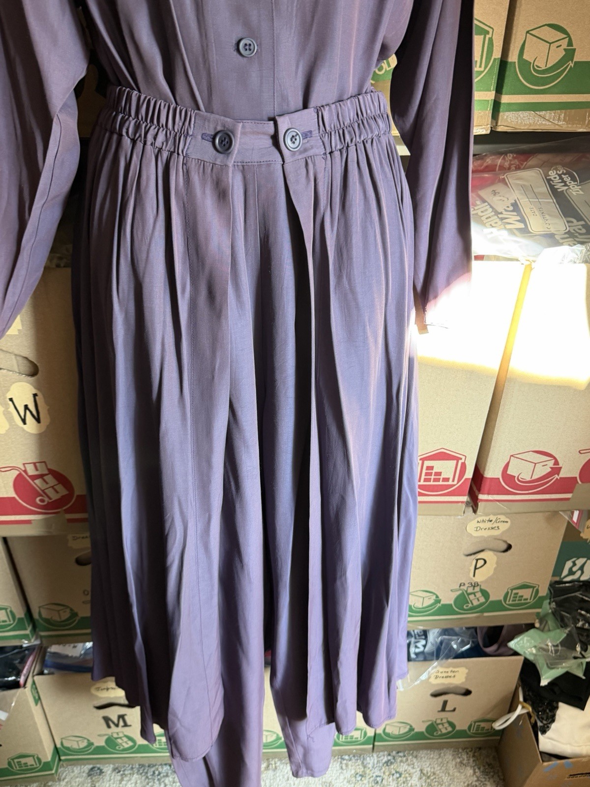 Vintage J. Harris Women’s Three Piece Blouse Pants And Skirt Set. Size Small.