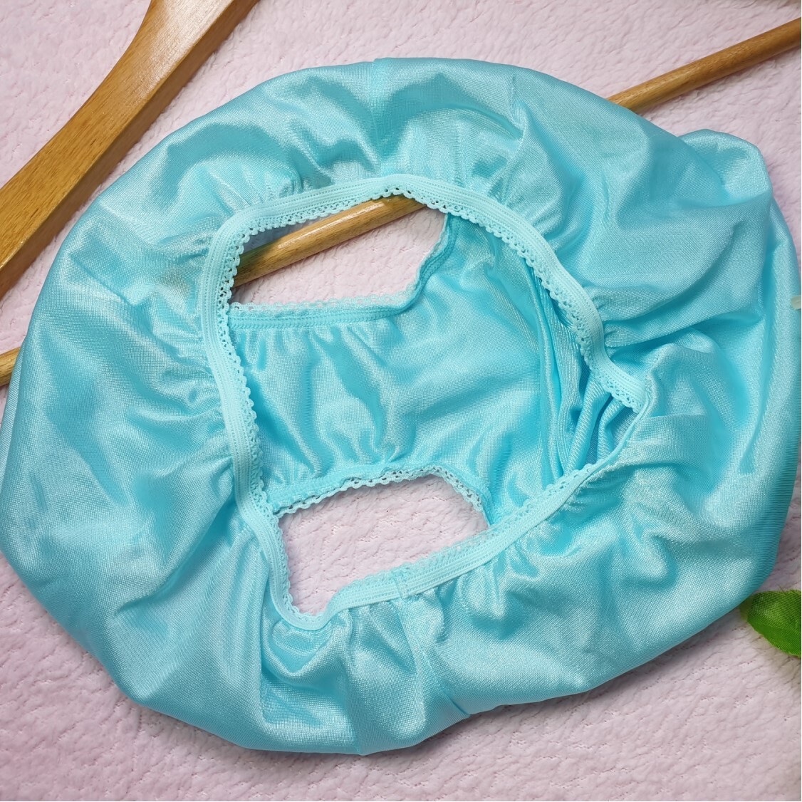 6 Pair Vintage Silky Panties 100% Nylon Sissy Sheer Briefs Size 6-7 Hip 35-39″