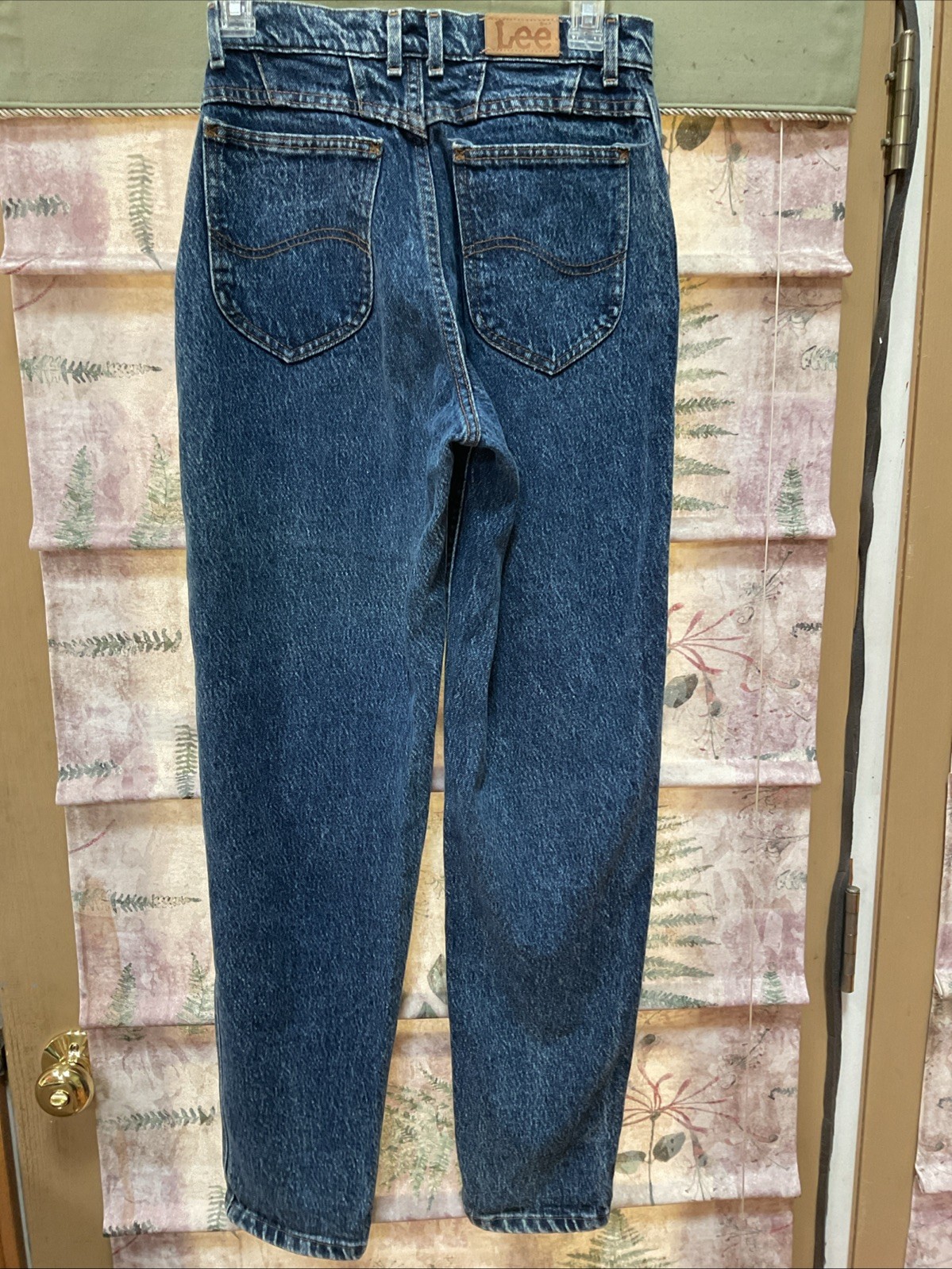 Vintage Lee Blue Jeans, 7 Ladies Medium , Made In USA,