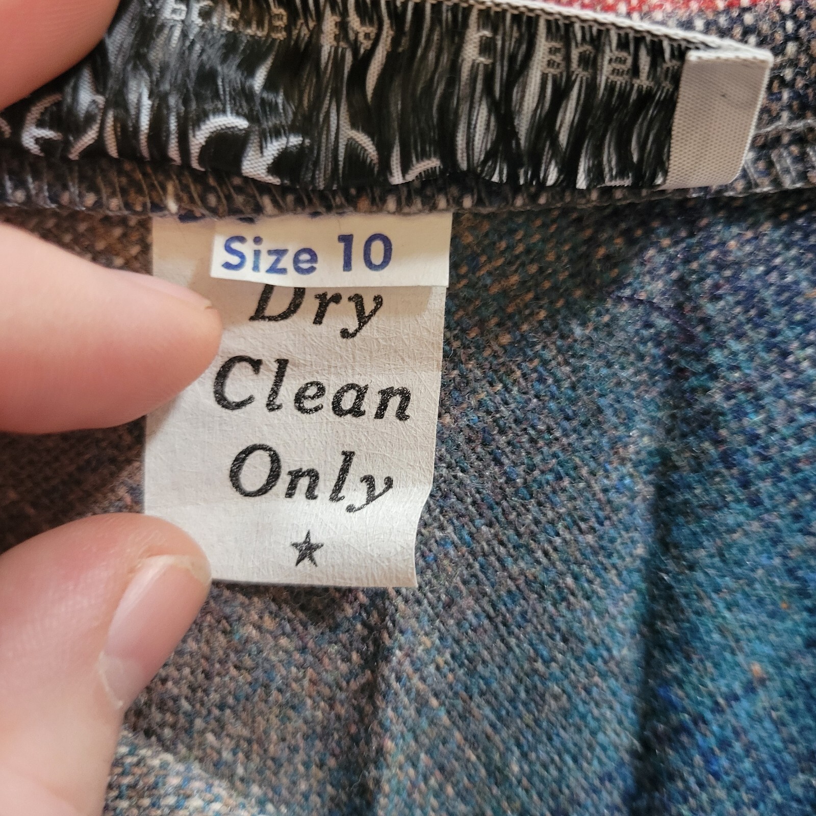 Vintage Wool Prestige Sportswear Petites Skirt Size 10 Made In USA Dry Clean