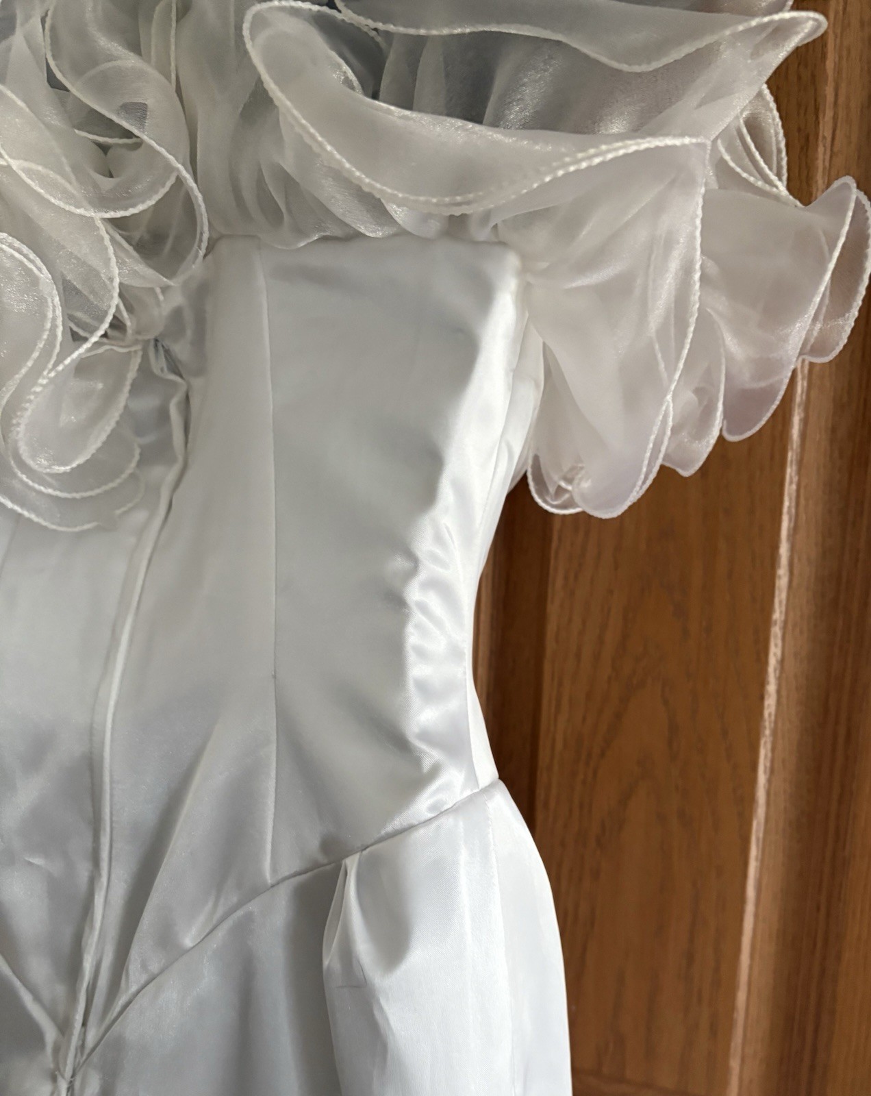 NOS DIRTY DANCING White Wedding Dress Fantasy Formals Sz 8 *read