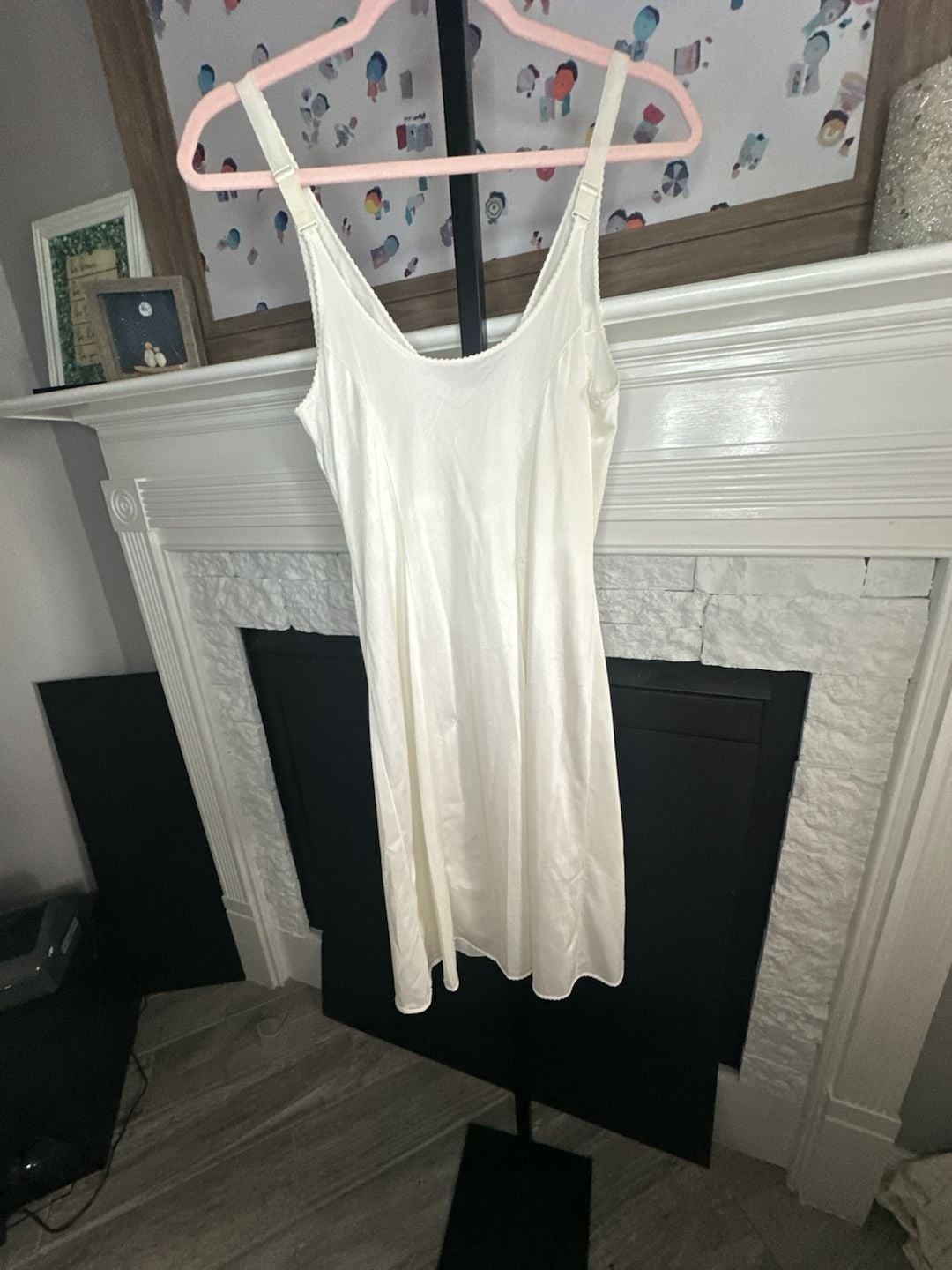 Vintage Vassarette Ivory Full Slip Dress Size 34F