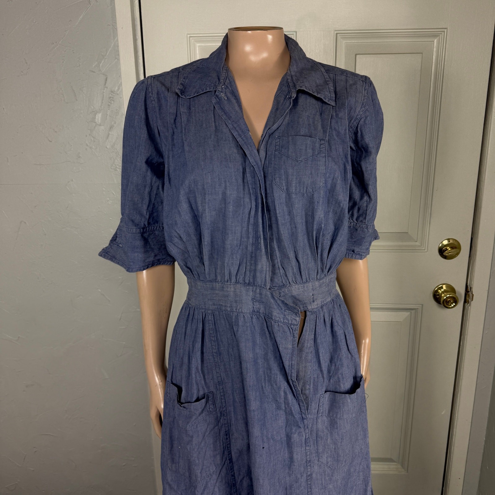 Vintage 50s 50s Aldrich & Aldrich Women’s Dress Nures Uniform Chicago Cotton V17