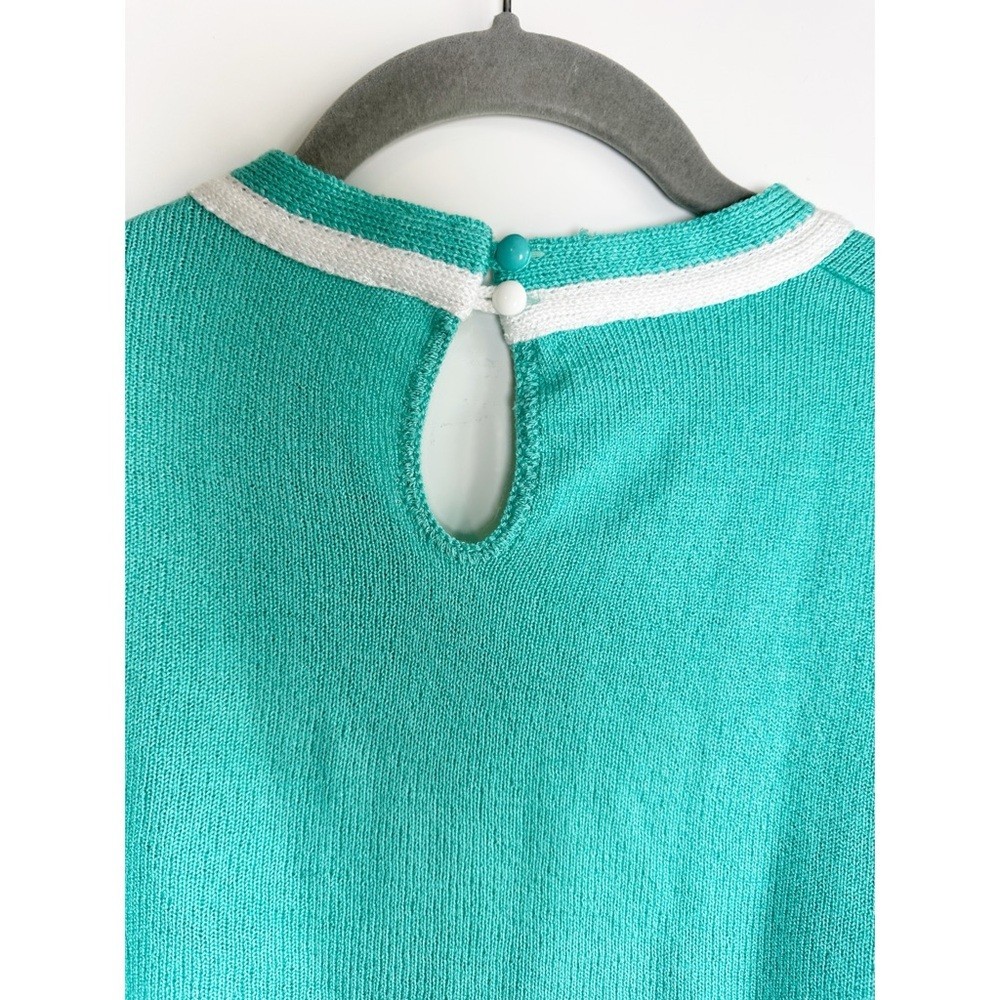 1980s Vivanti Green Sweater Power Suit Stranger Things Karen Wheeler Size 10