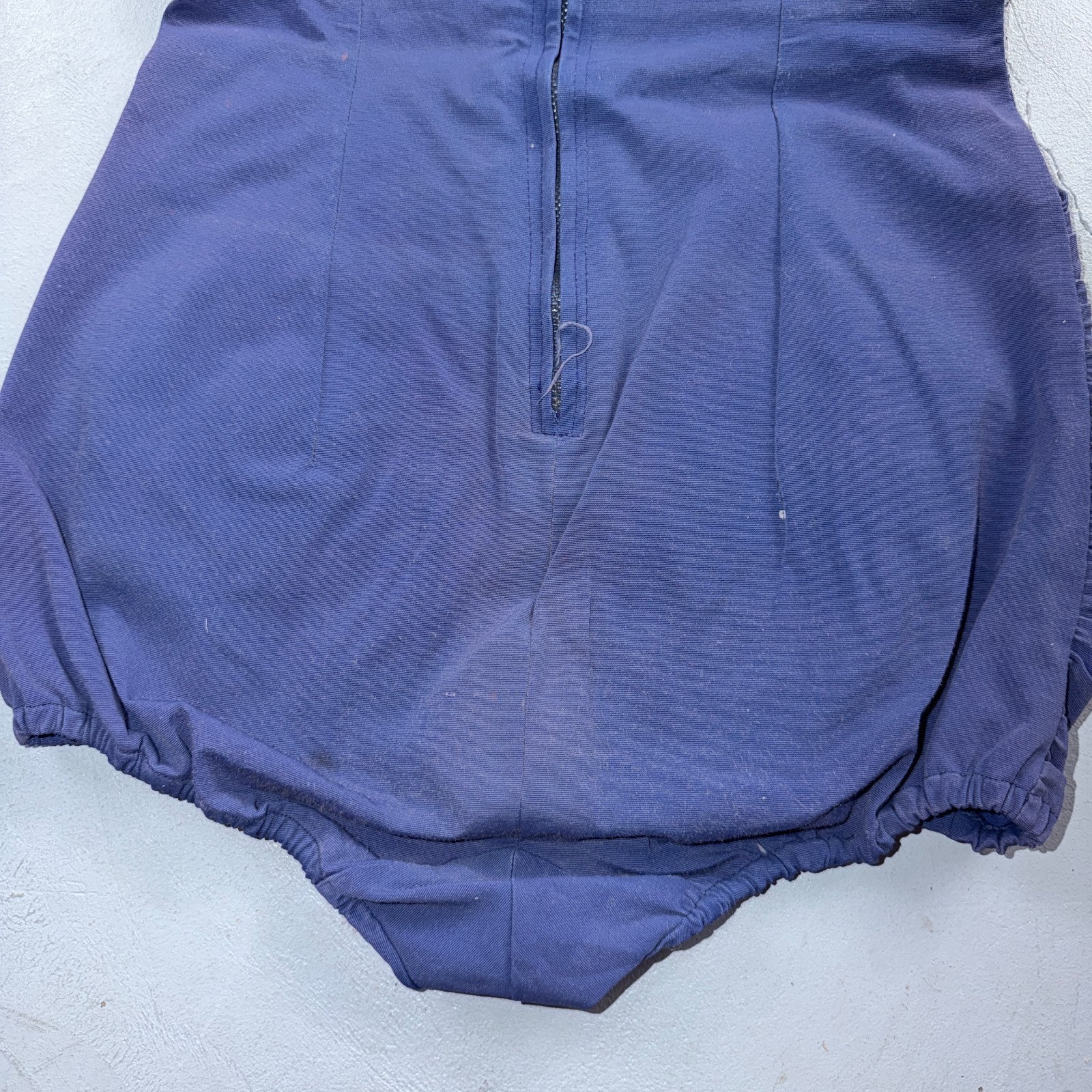 Alix Of Miami Rhinestone 1950s VTG Bathing Suit Swimsuit Hollywood Swim Wear Blu