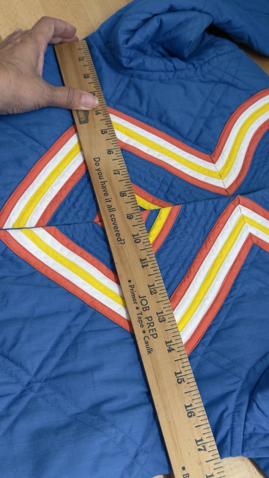 Vintage Rare Star Of Siam Jacket Quilted Cotton Mod Space Age Retro Ski Sz 4