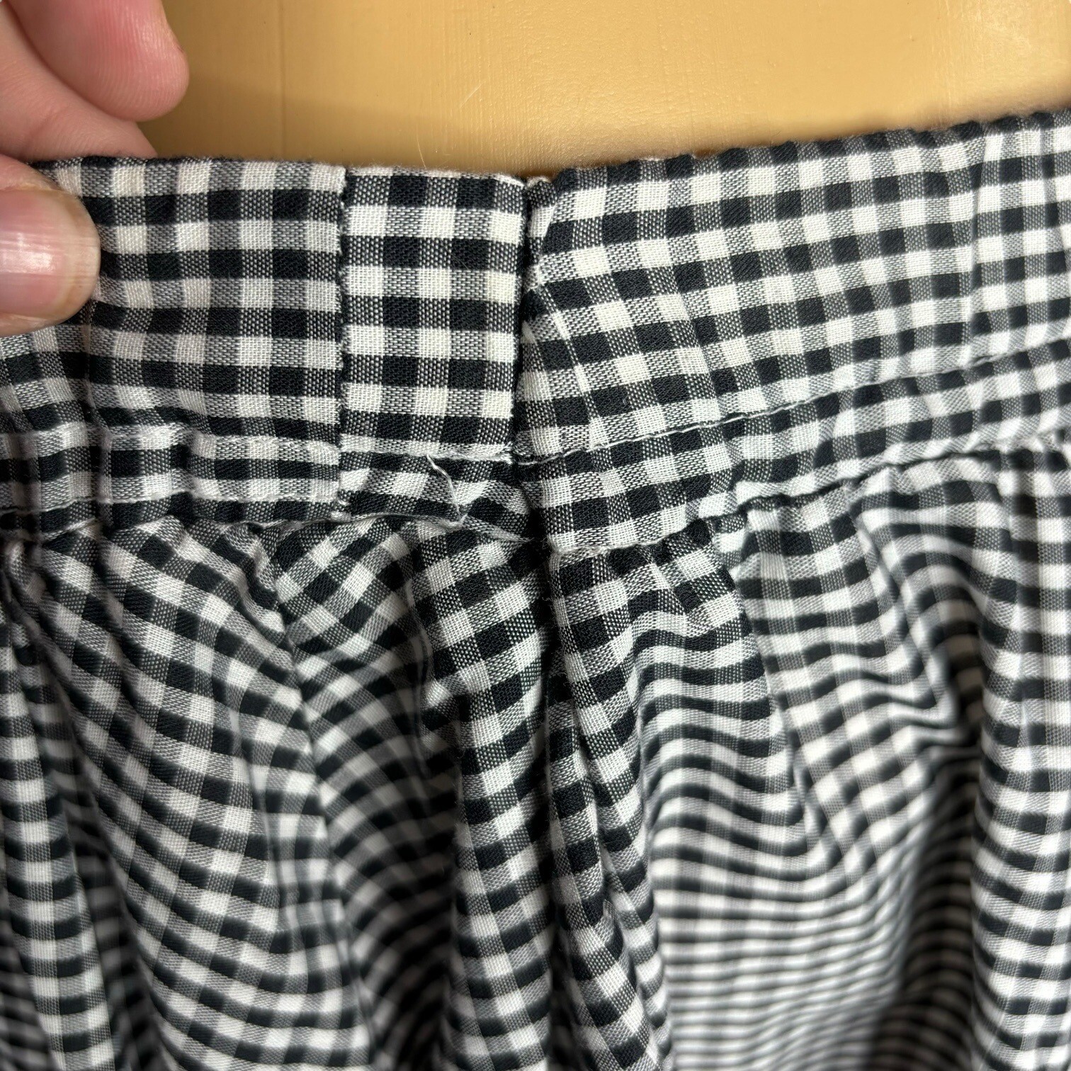 JERI BEE Western Prairie Square Dance Blouse & Skirt Gingham Womens Size M