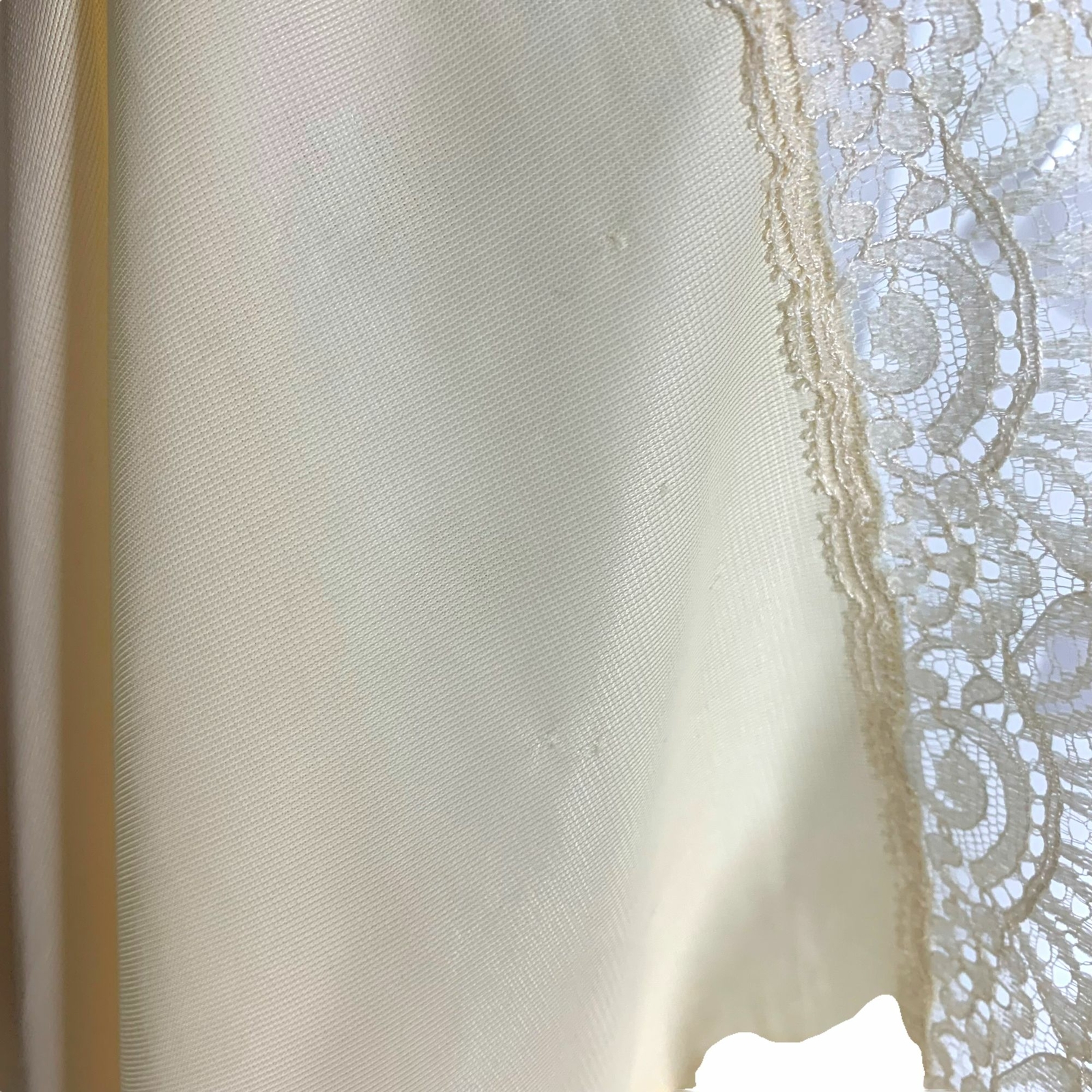 Vintage 50s Sears The Doesnt Slip Cream Fortrel Polyester Slip Medium