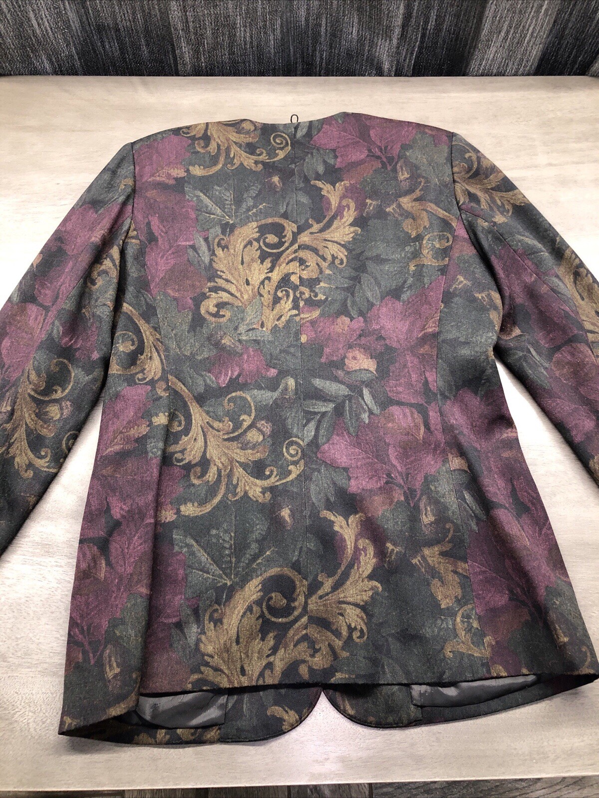 Preston & York Womens Size 12 Blazer Coat Nice Pattern