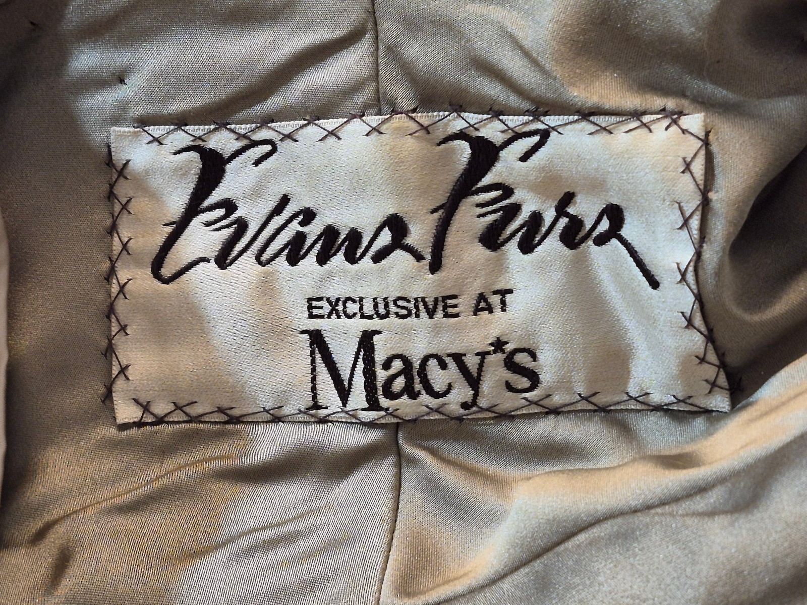 Vintage Evans Furs Macy’s Pastel Mink Fur Cape Stole Capelet Pockets