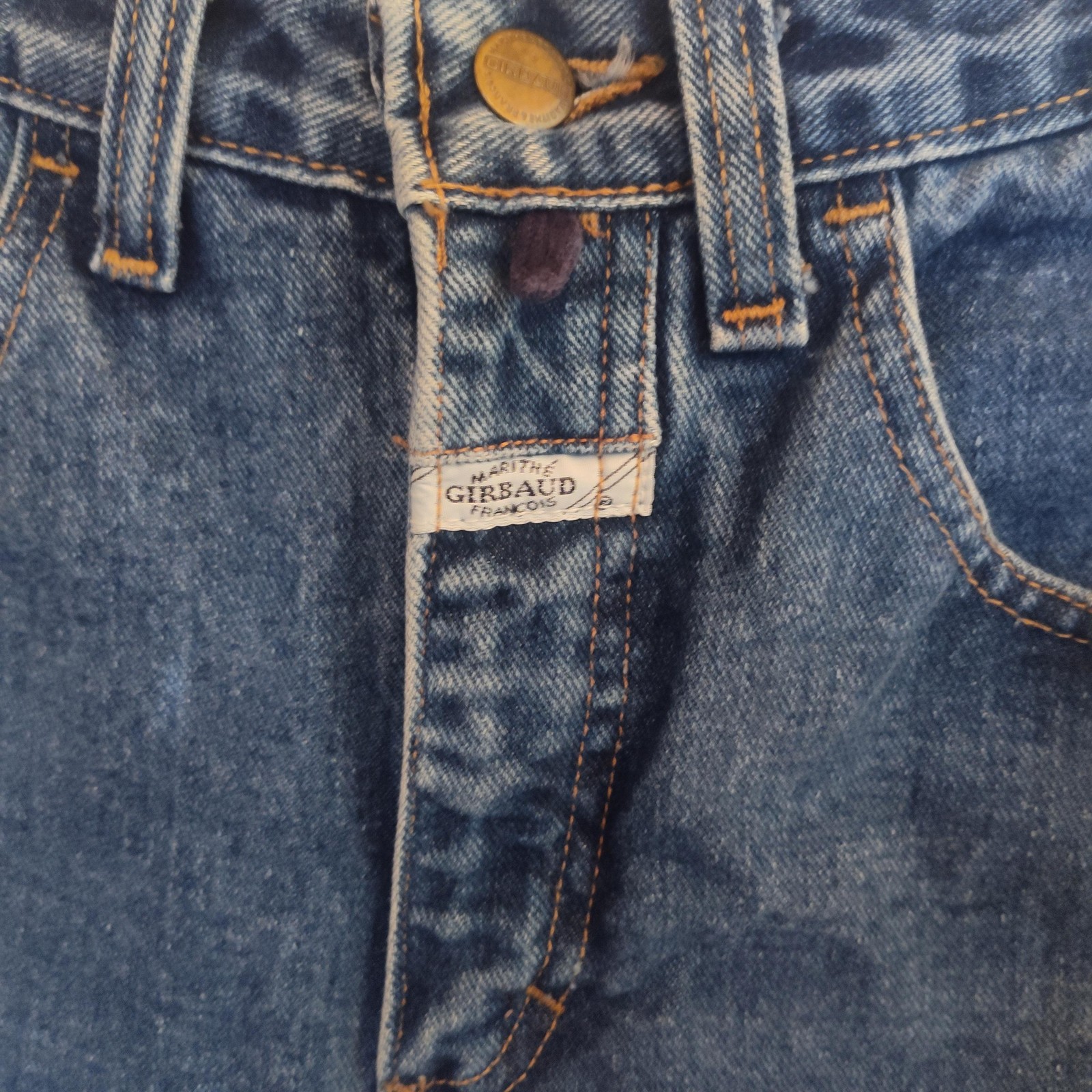 Marithe & Francois Girbaud Stone Washed Jeans 7/8 Tall Women 27×32 Classic