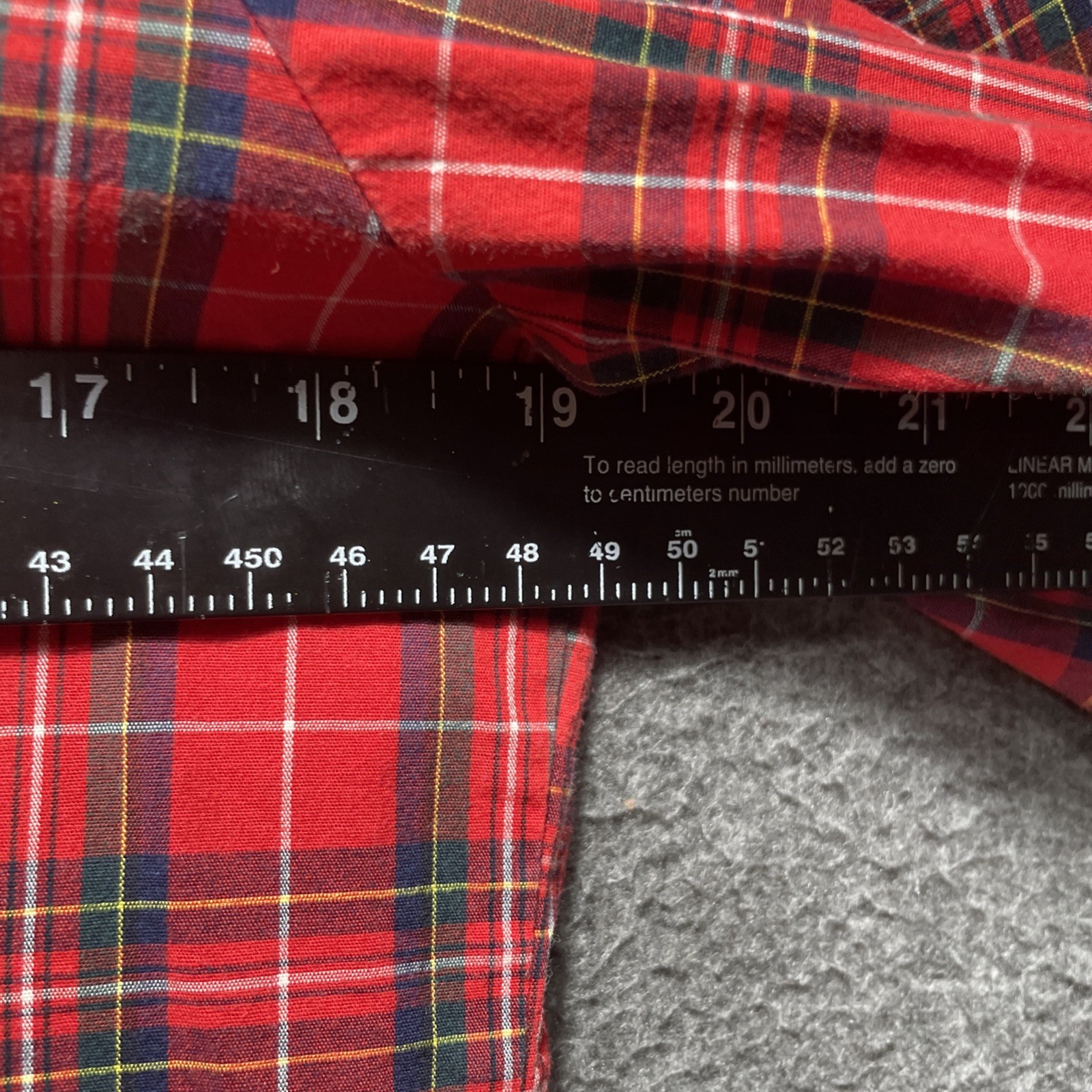 Vintage Tommy Hilfiger Jacket Mens Medium Anorak Hoodie Plaid 1/4 Zip 90s Cotton