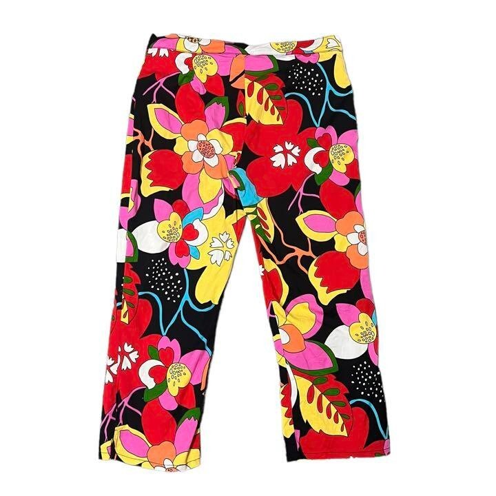 1990s Vintage Psychedelic design all-over pattern pants Women’s colorful