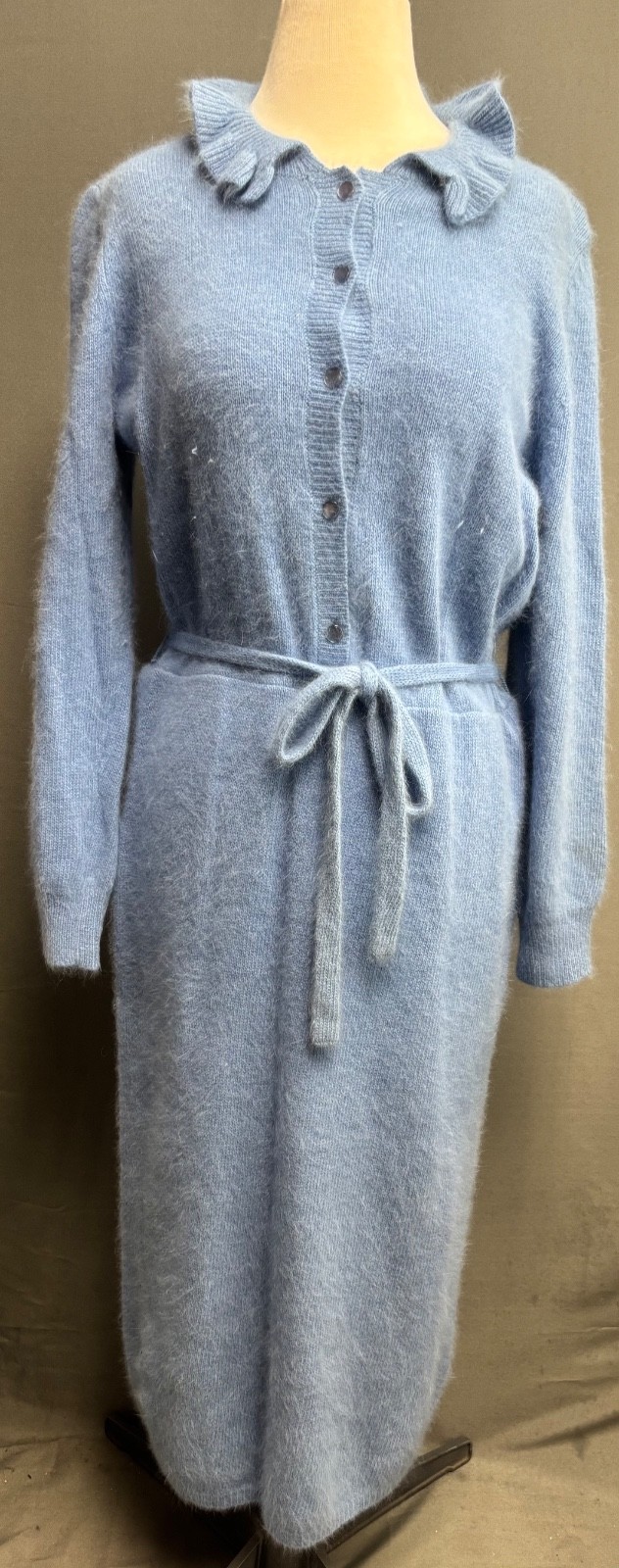 Vintage Kappi Caroll Reed Ski Shop Dress Lambswool Angora Women’s Size 16